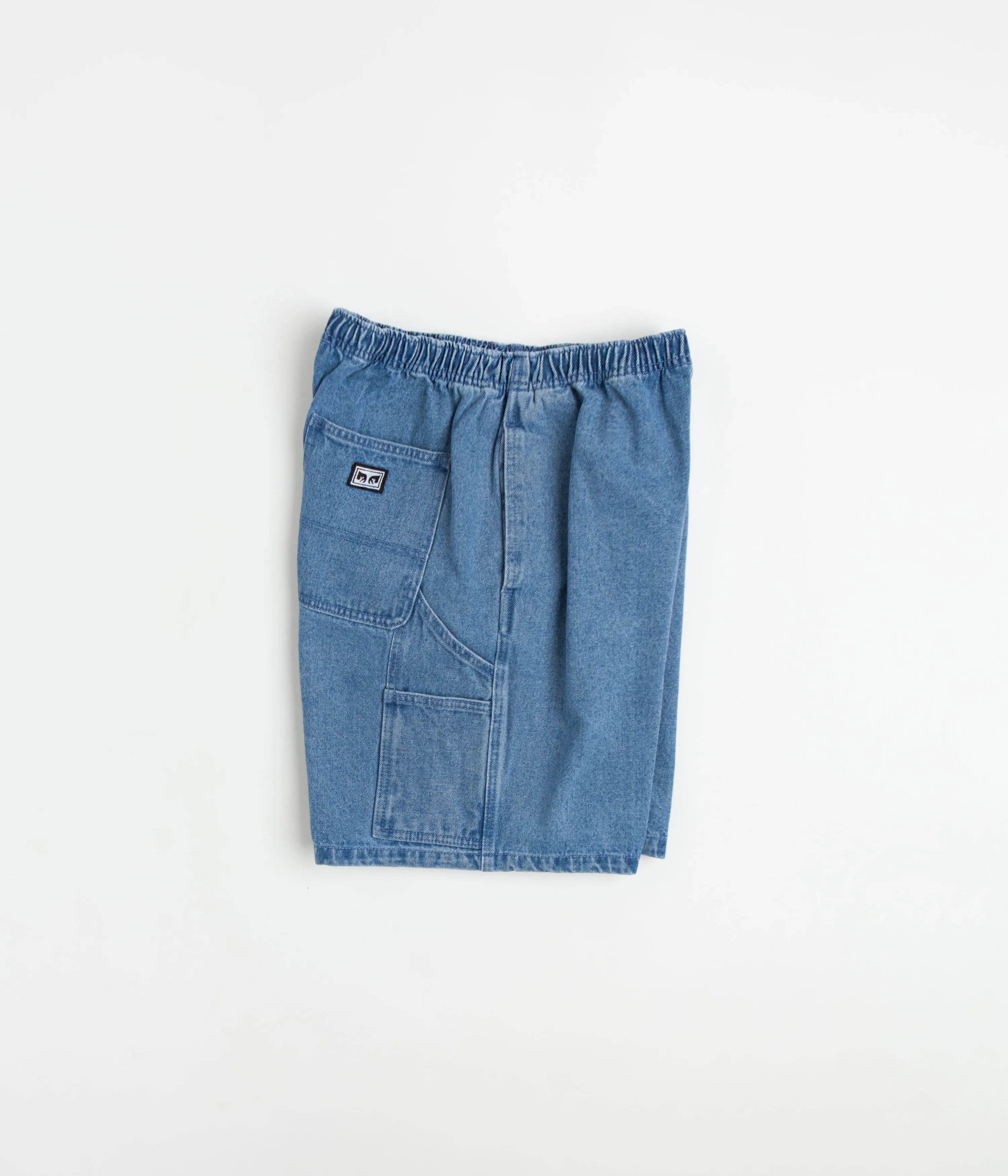 Obey Easy Denim Carpenter Shorts - Light Indigo