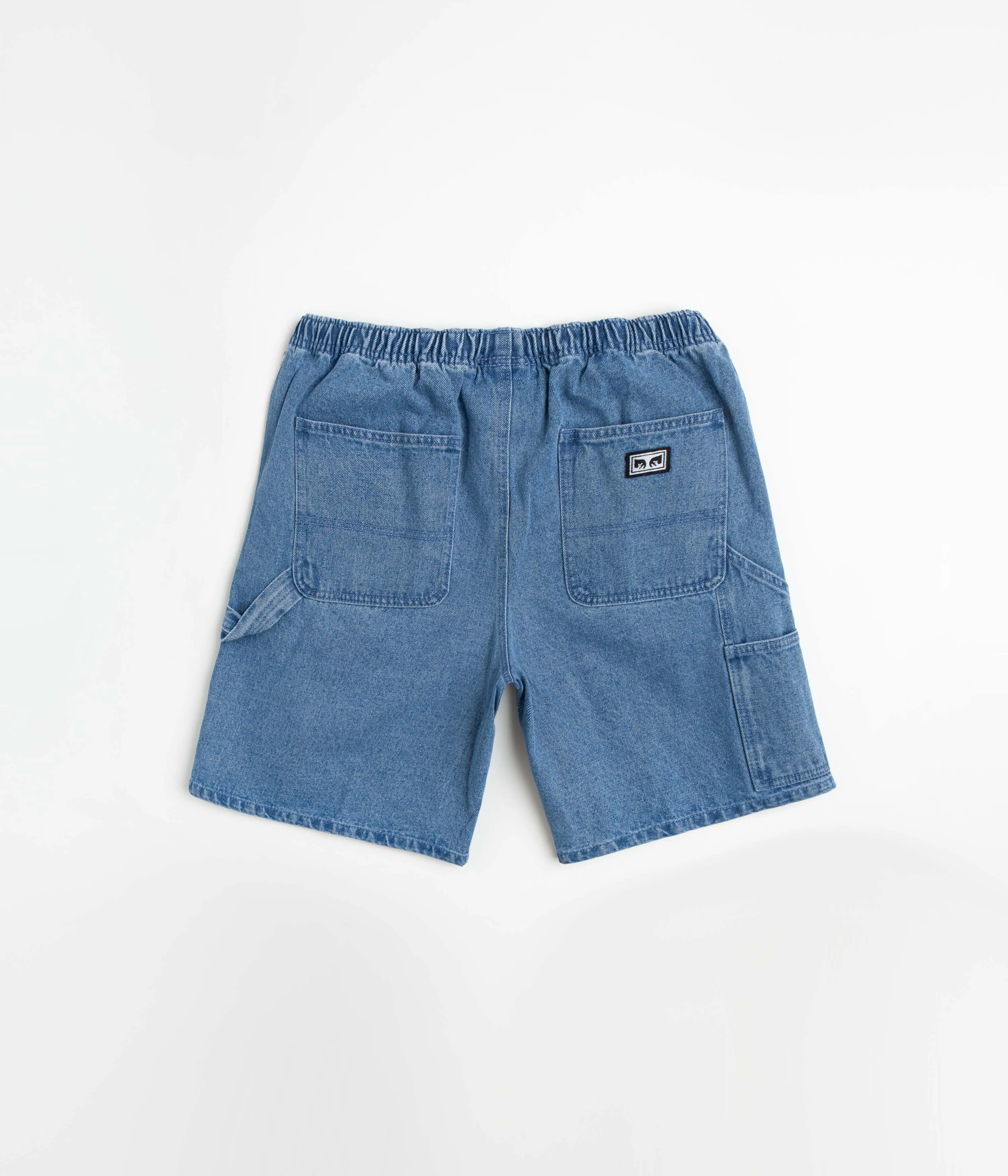 Obey Easy Denim Carpenter Shorts - Light Indigo