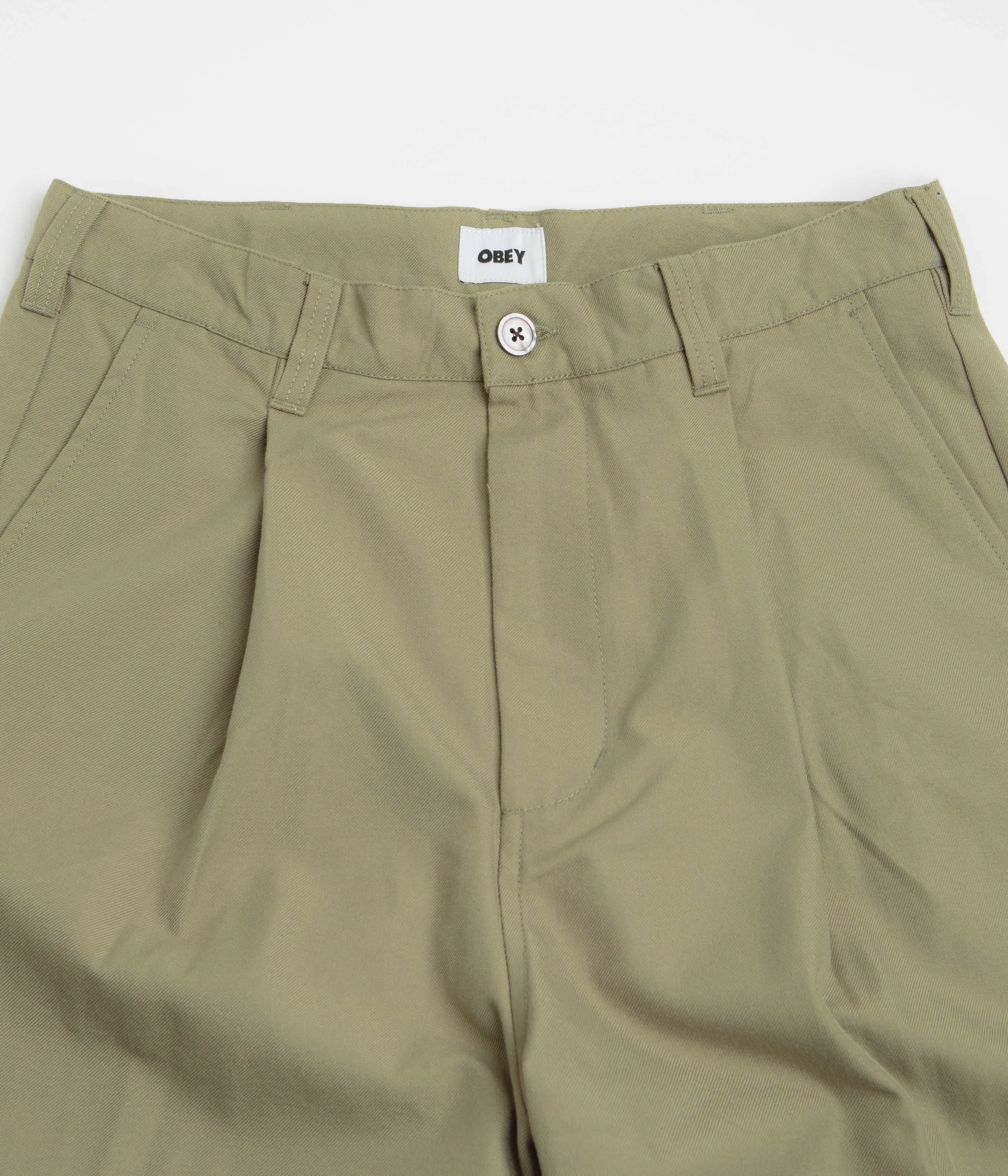 Obey Oliver Pleated Pants - Mermaid