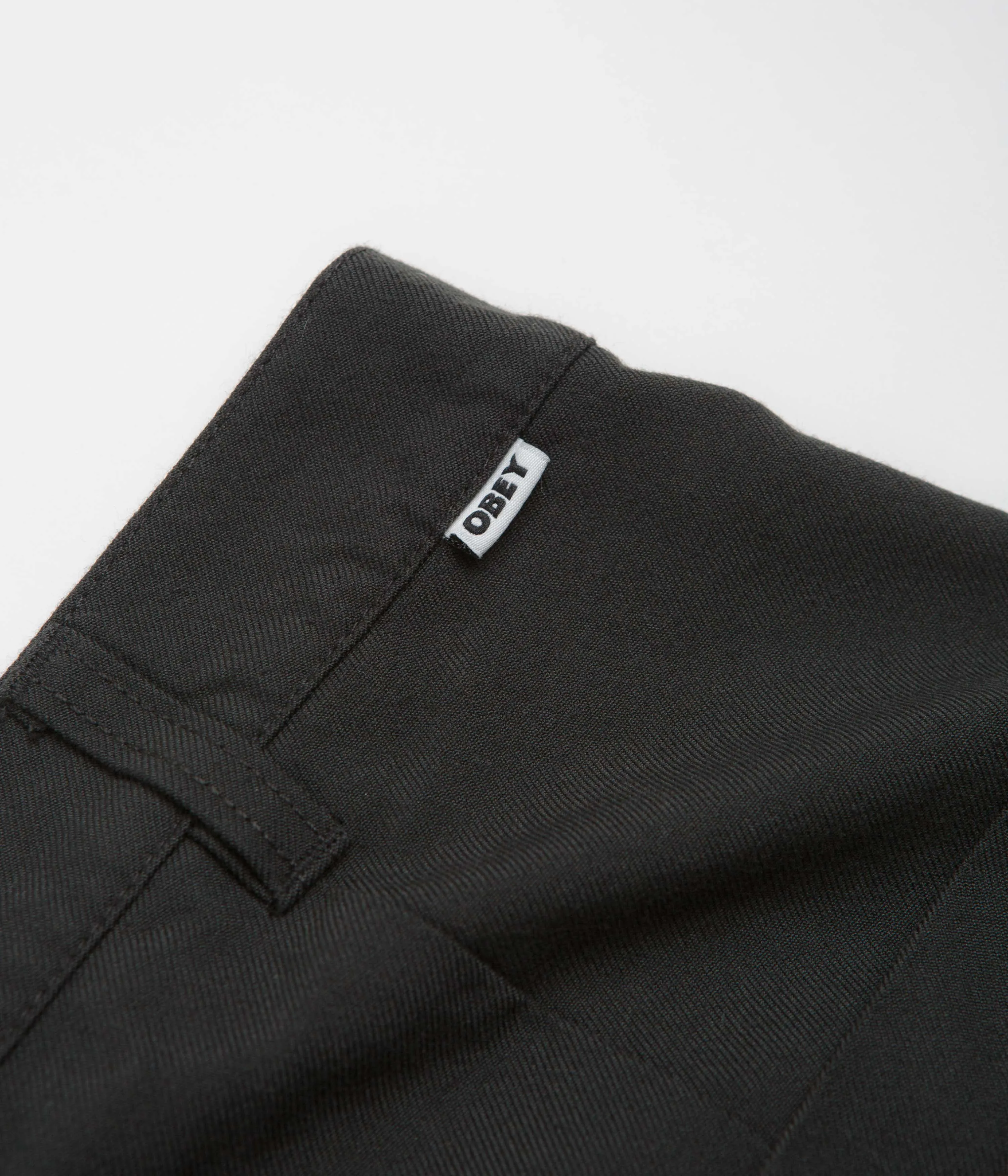 Obey Oliver Pleated Pants - Pirate Black