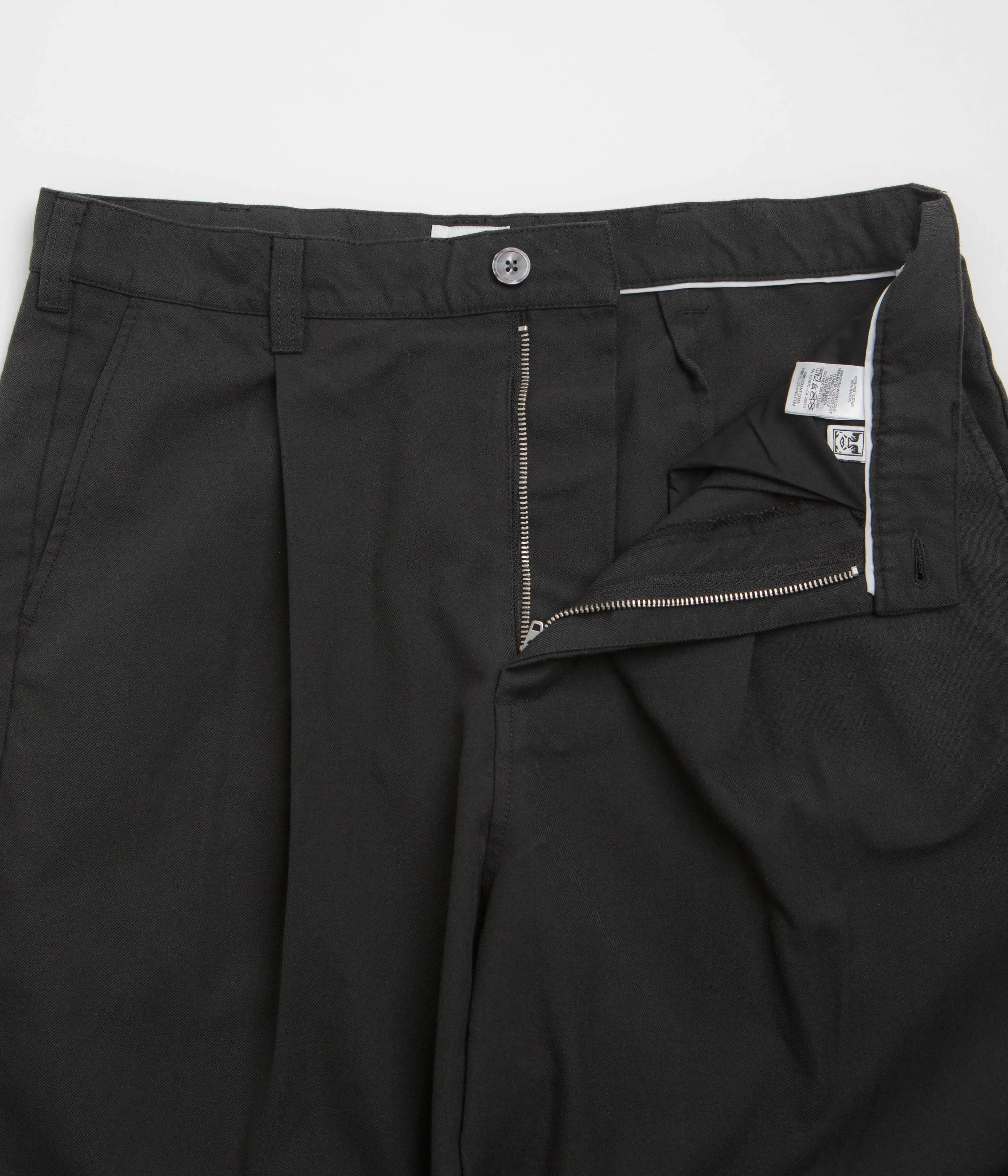 Obey Oliver Pleated Pants - Pirate Black