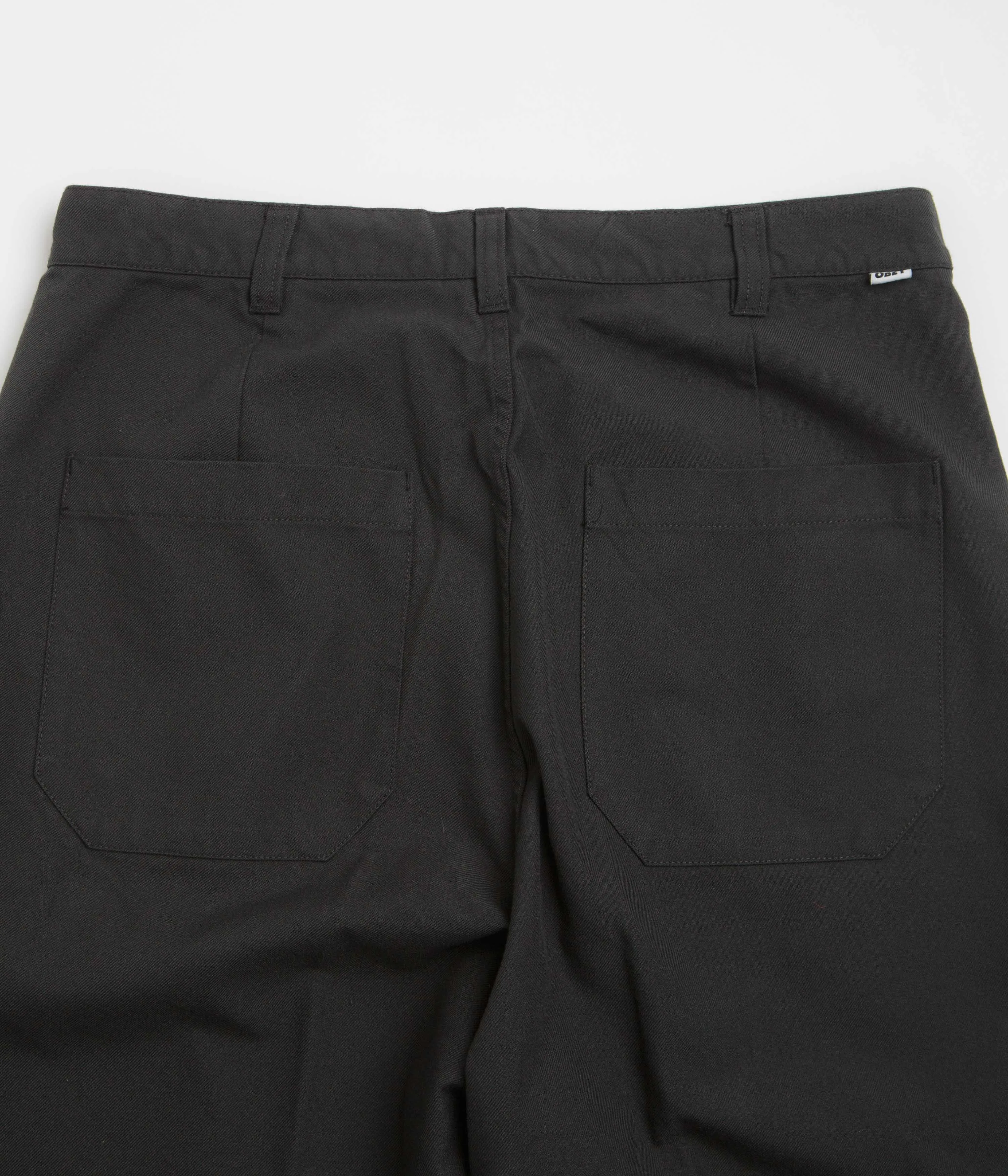 Obey Oliver Pleated Pants - Pirate Black