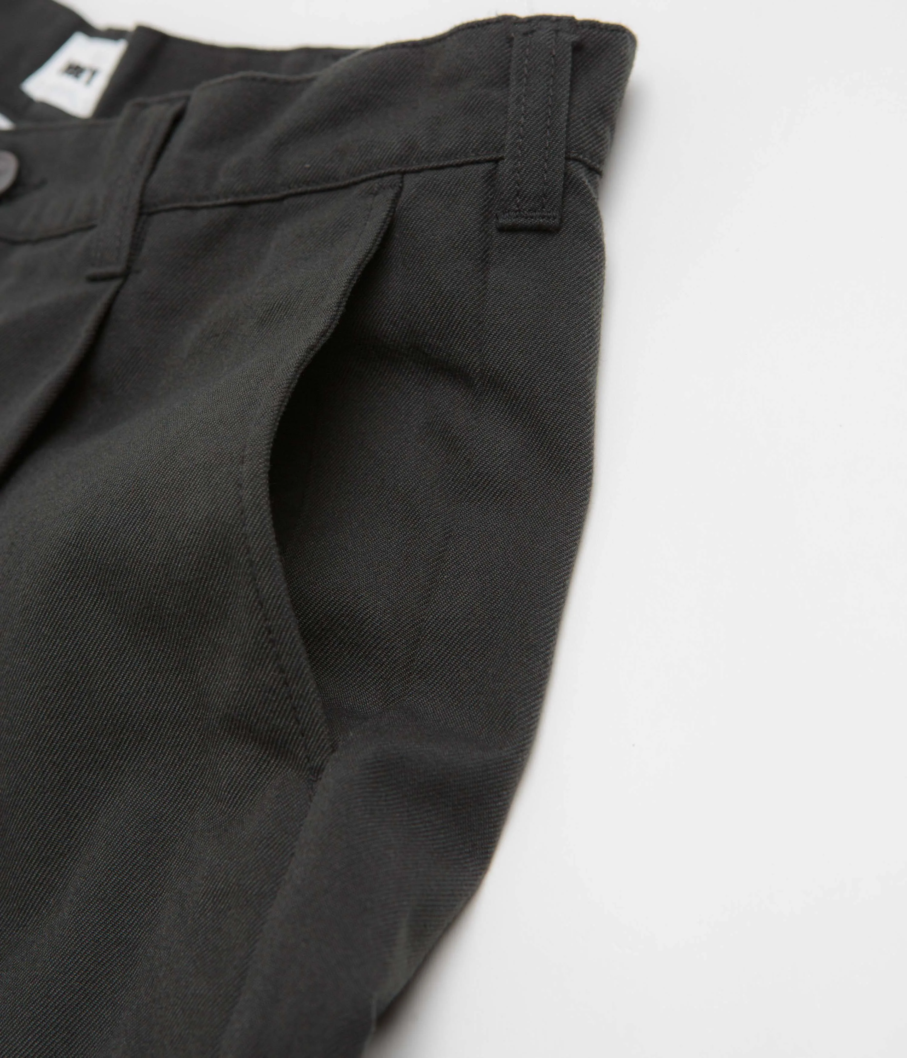 Obey Oliver Pleated Pants - Pirate Black