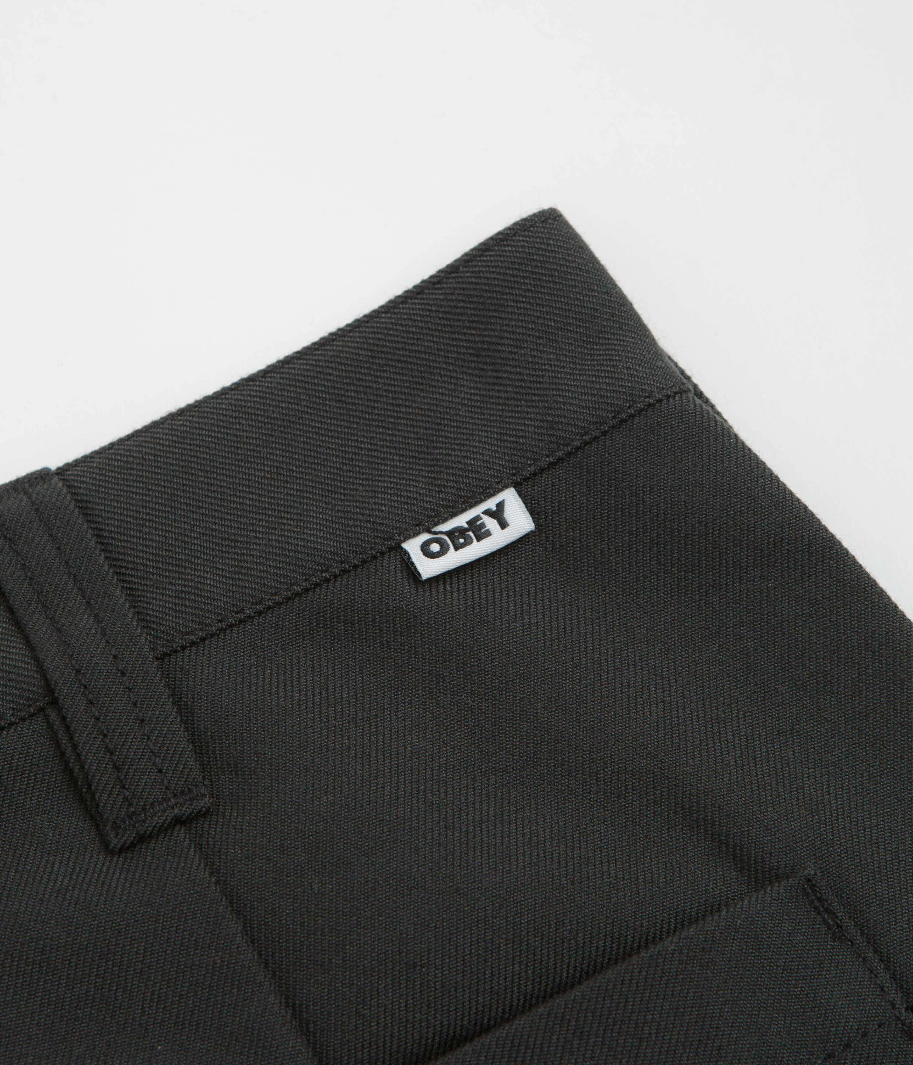Obey Oliver Shorts - Pirate Black