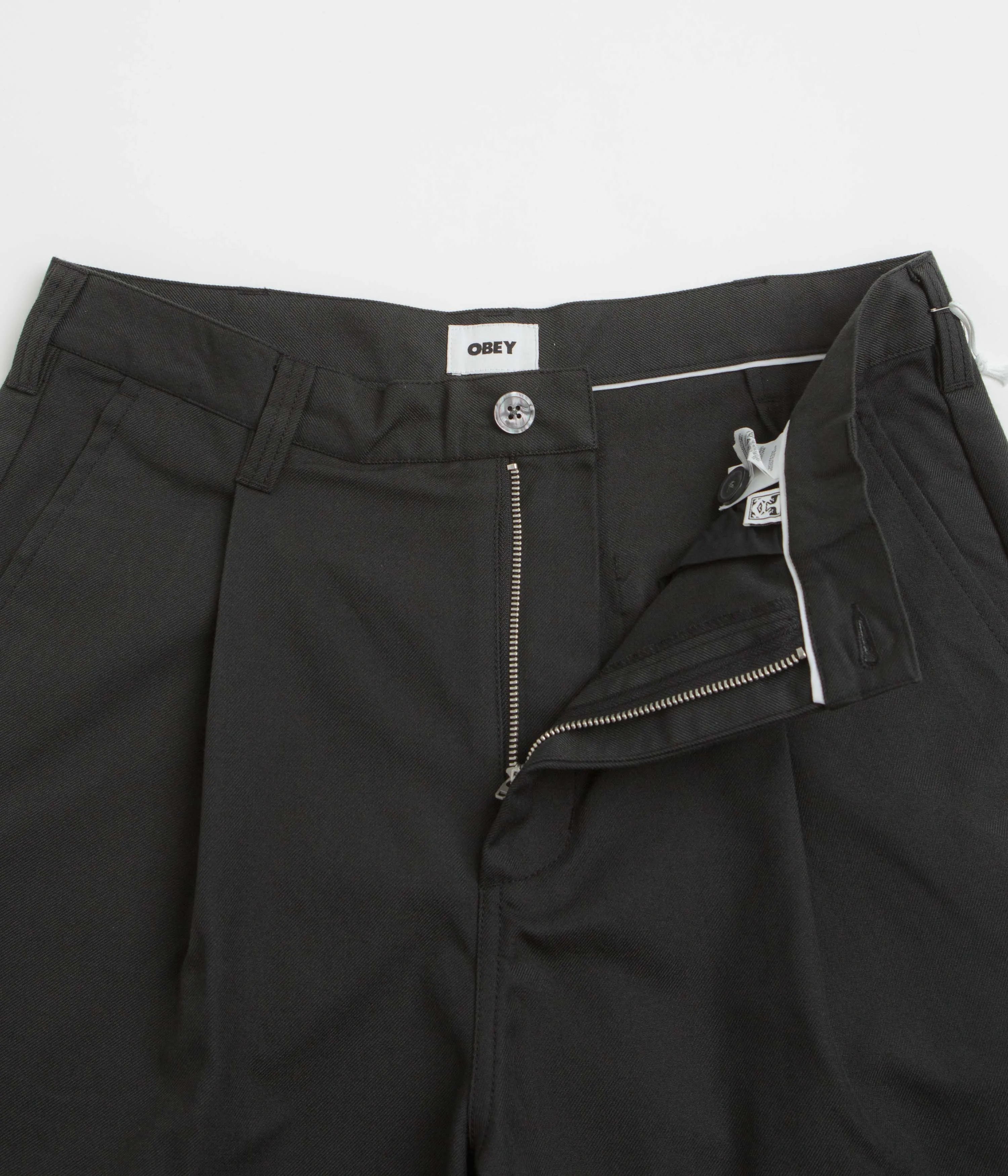 Obey Oliver Shorts - Pirate Black
