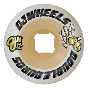 OJ - Double Duro White Gum Mini Combo 58MM 99A/95A Skateboard Wheels