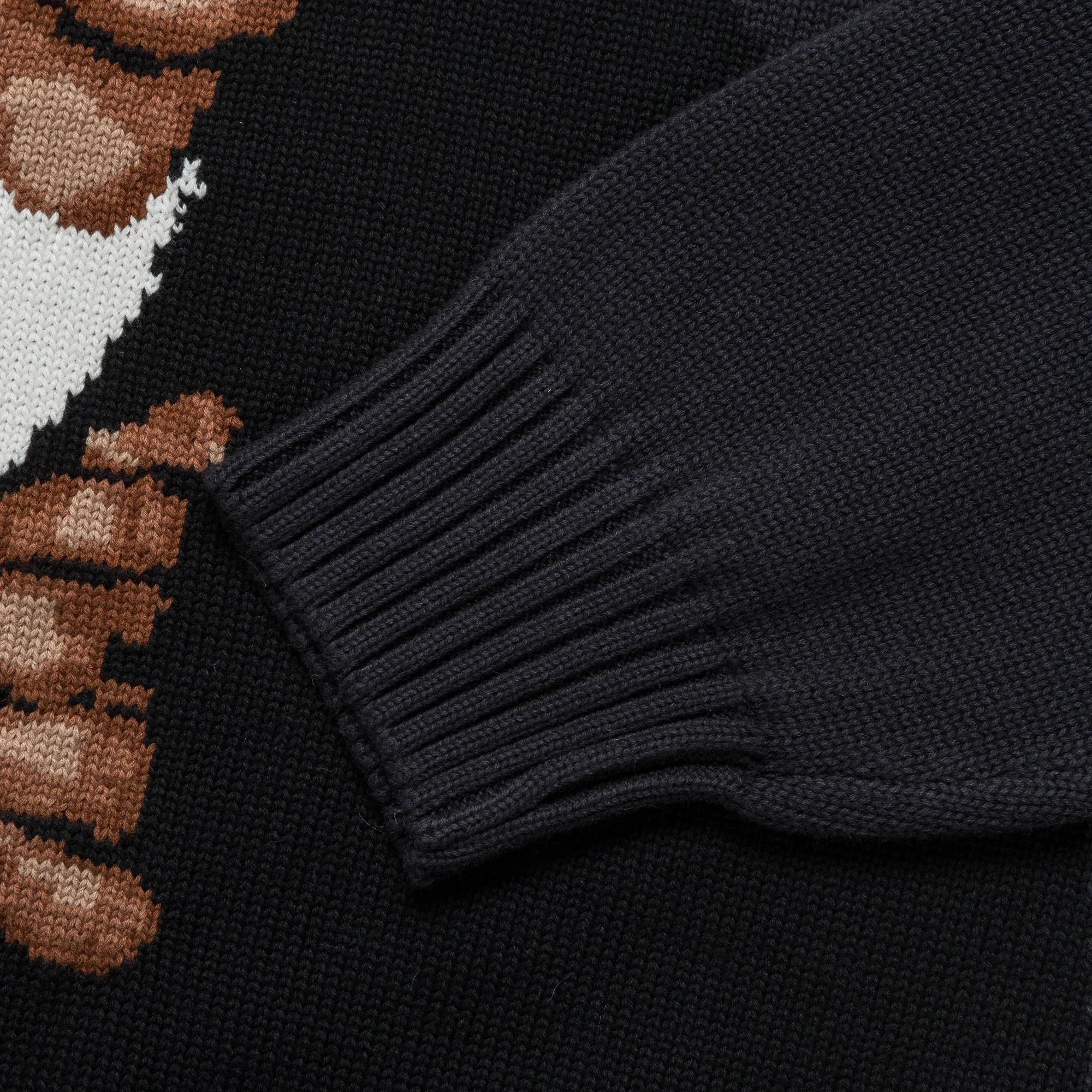 Old School Knitted Sweater - Moonless Night
