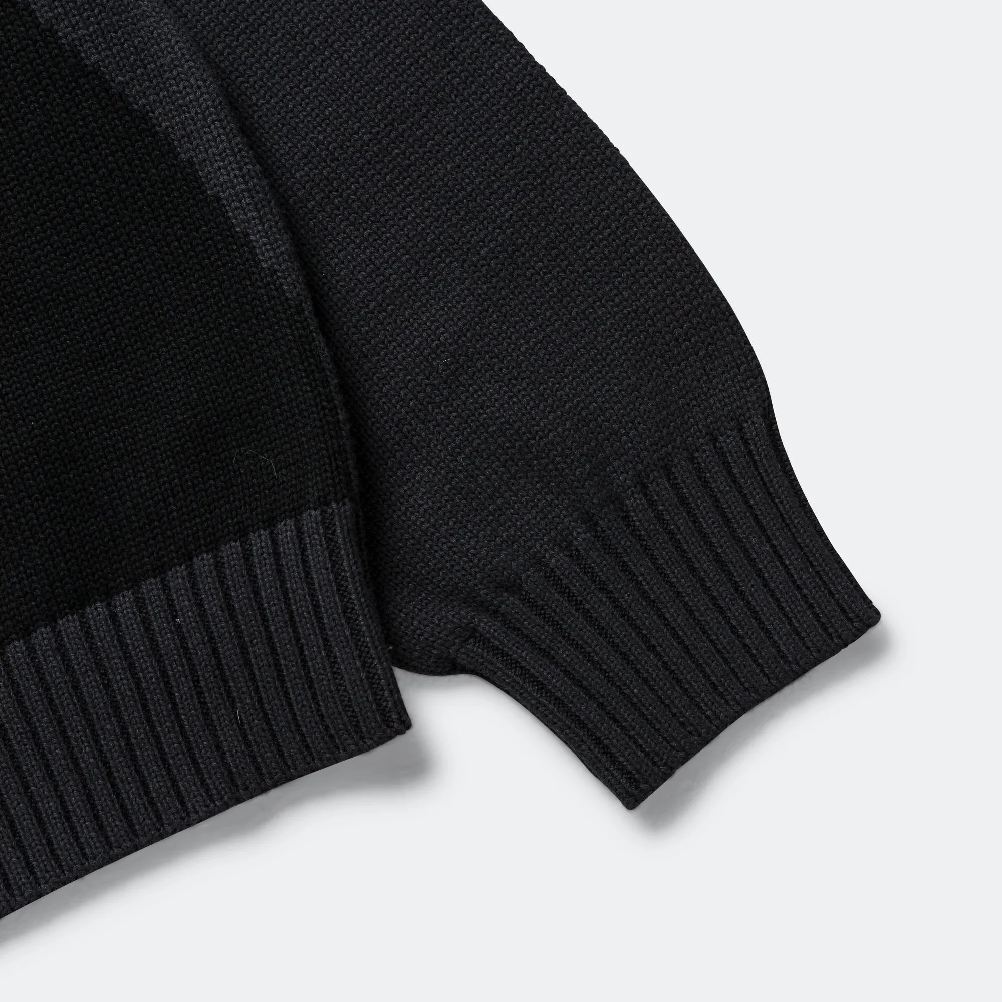 Old School Knitted Sweater - Moonless Night