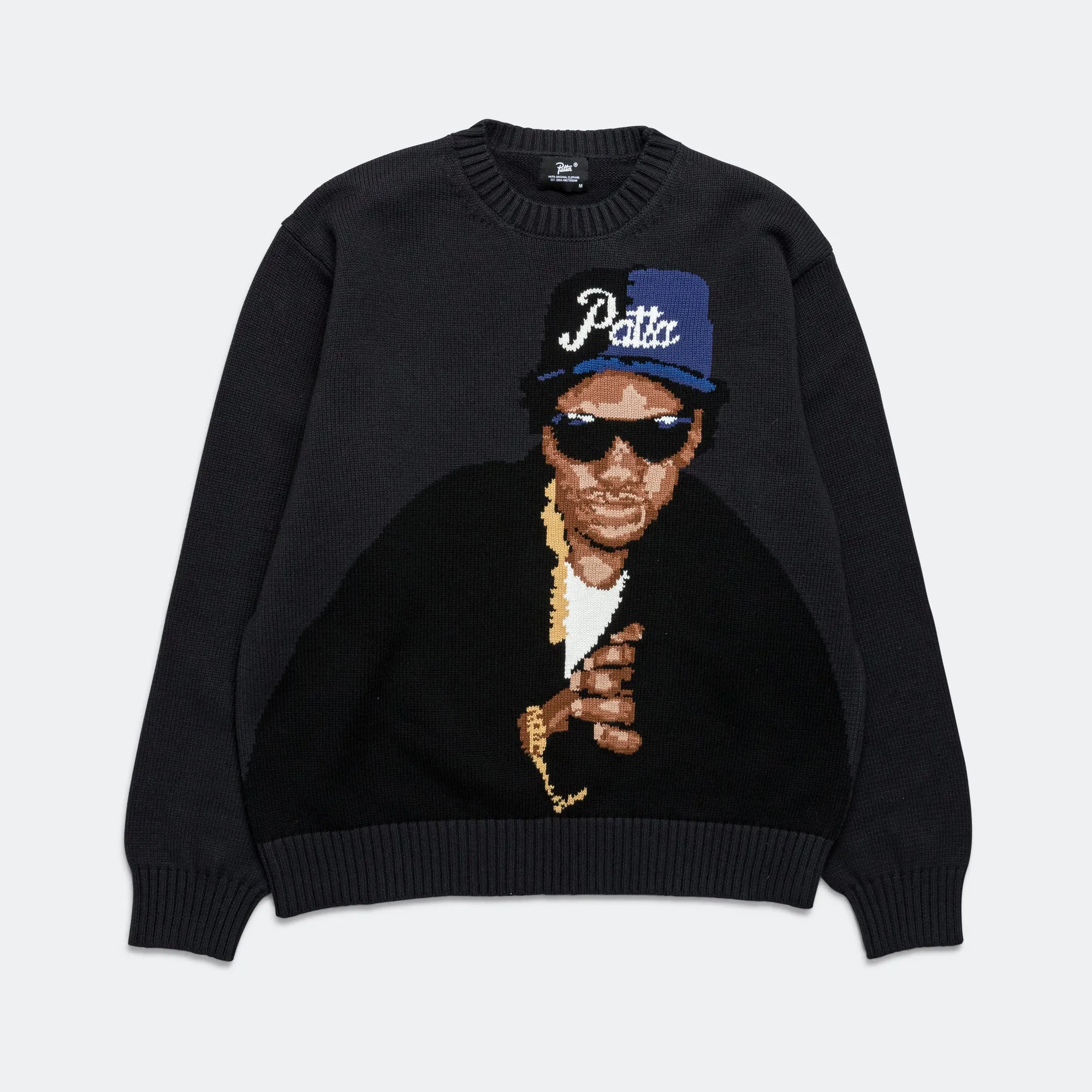 Old School Knitted Sweater - Moonless Night