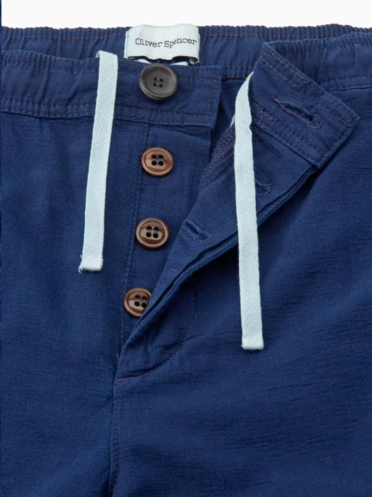 Oliver Spencer Osborne Shorts in Kildale Indigo Rinse