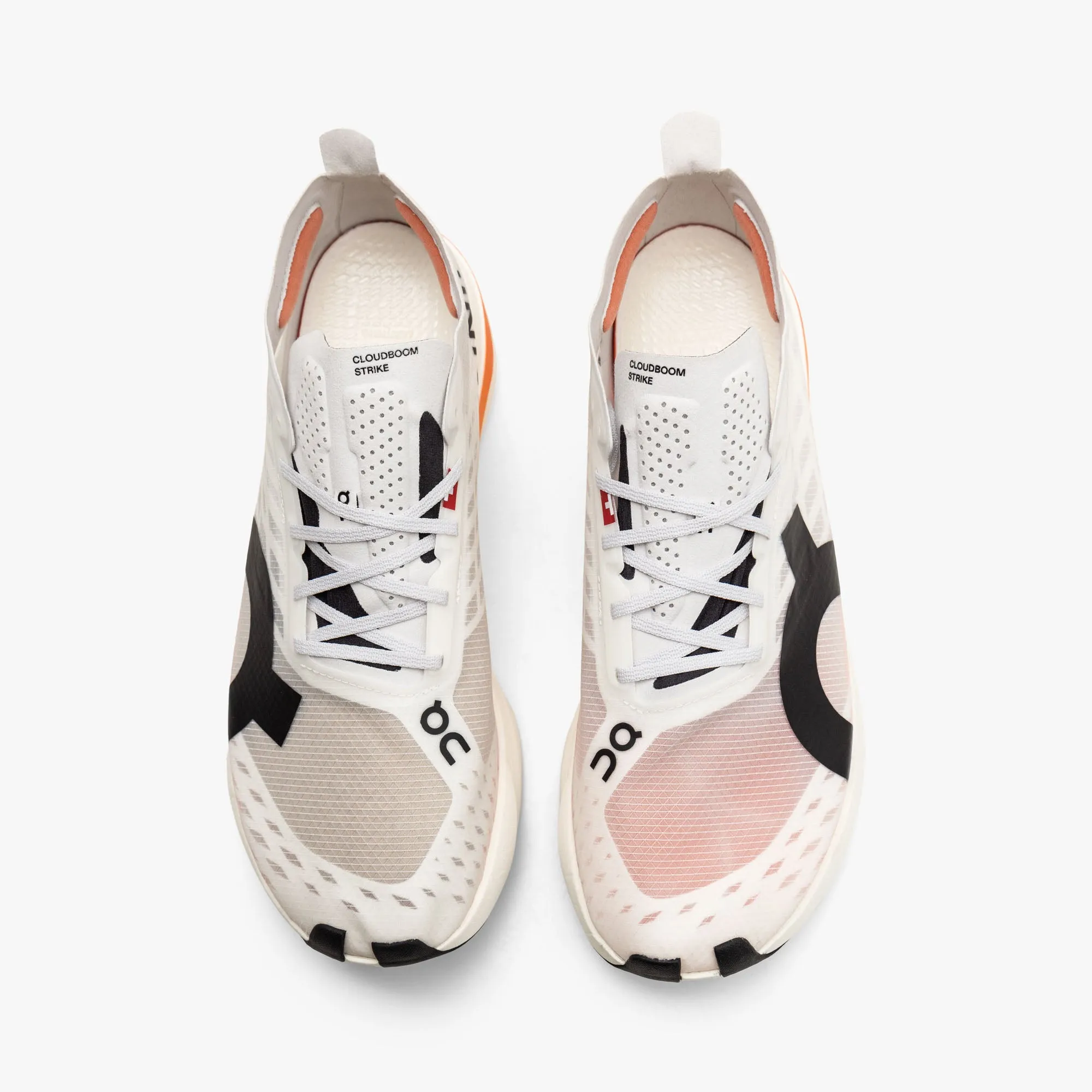 On Cloudboom Strike 1 / White / Black