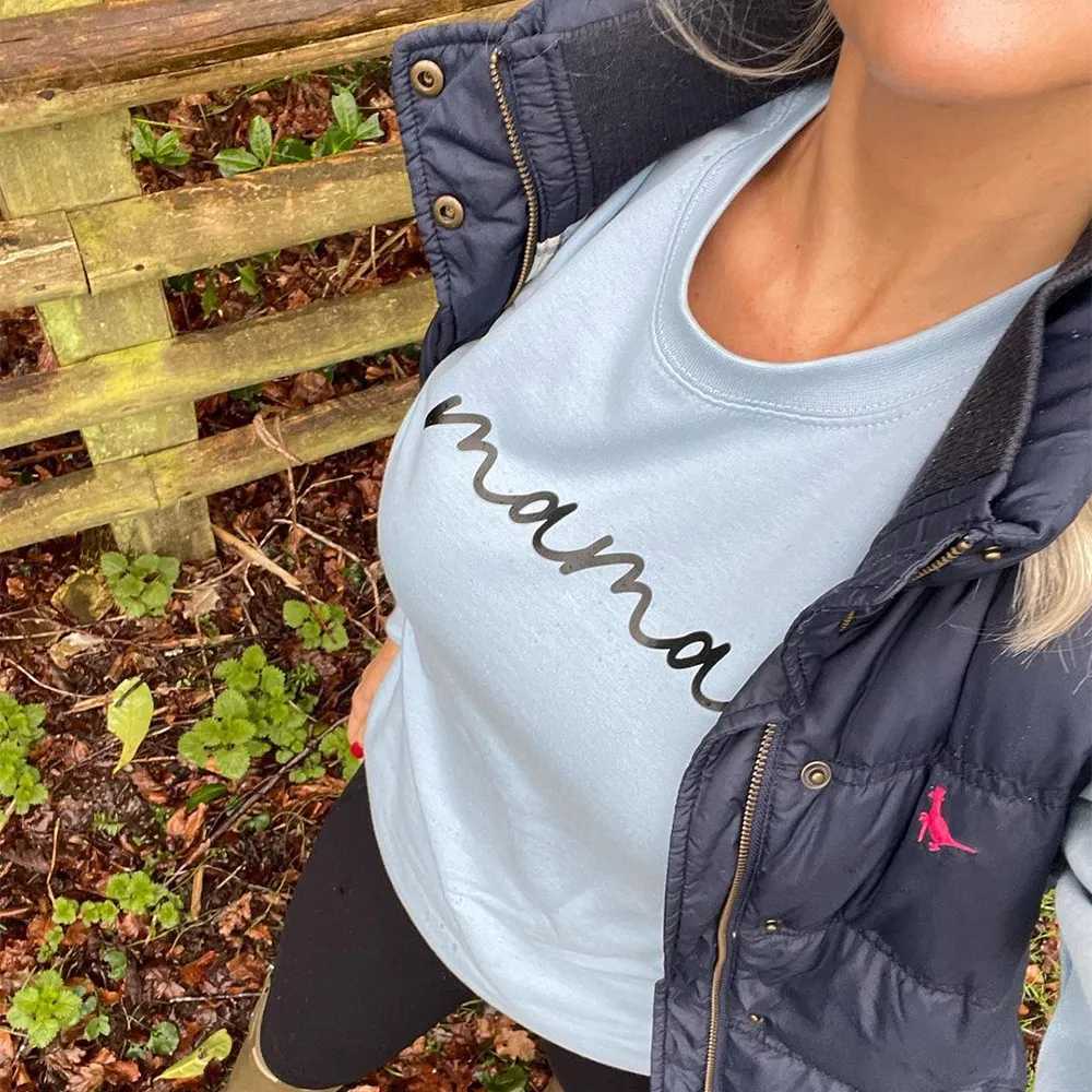 On My Sleeve Personalised Mama Sweatshirt