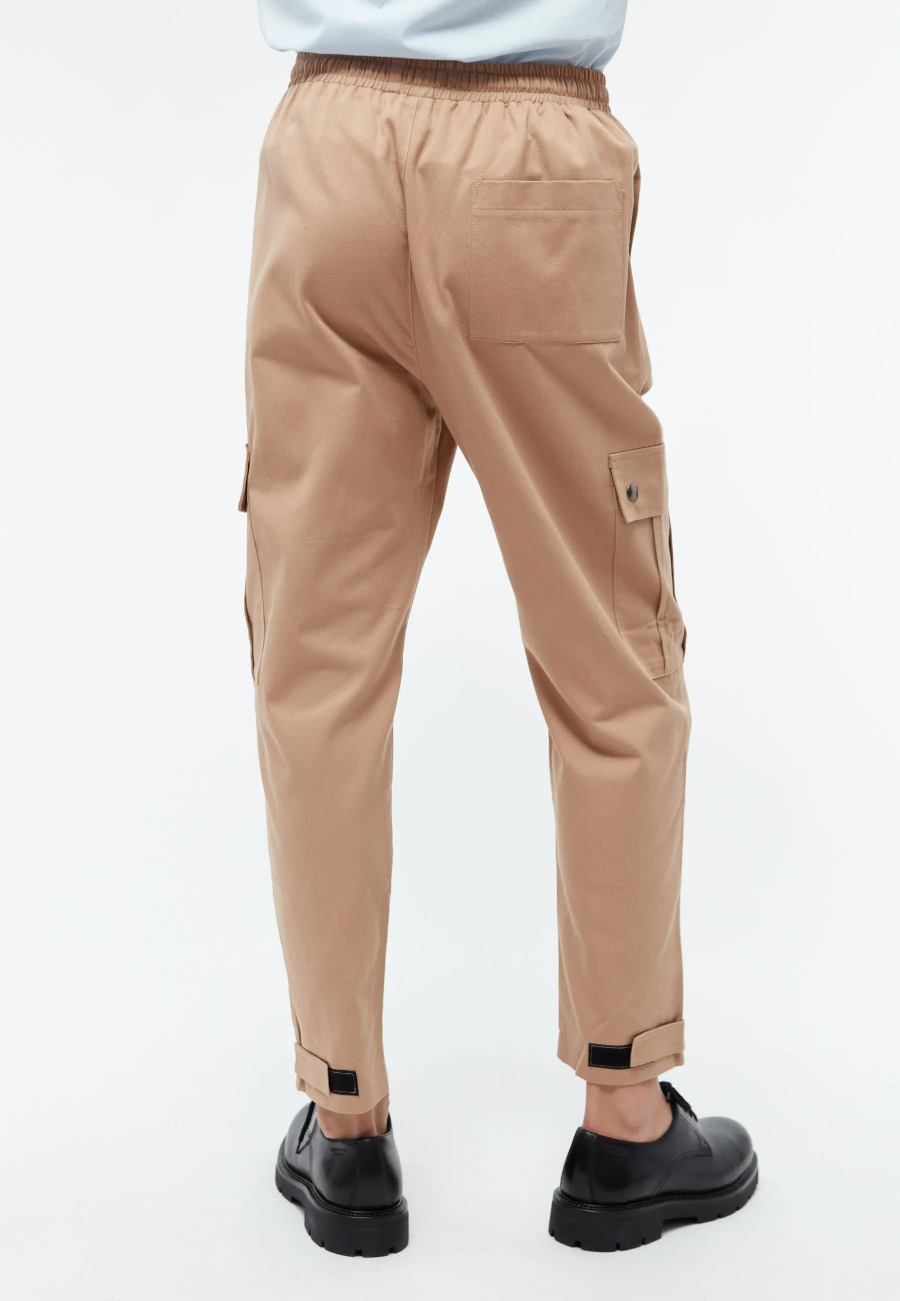 Organic Cotton Cargo Pants CAMERON - Light Brown Givn Berlin