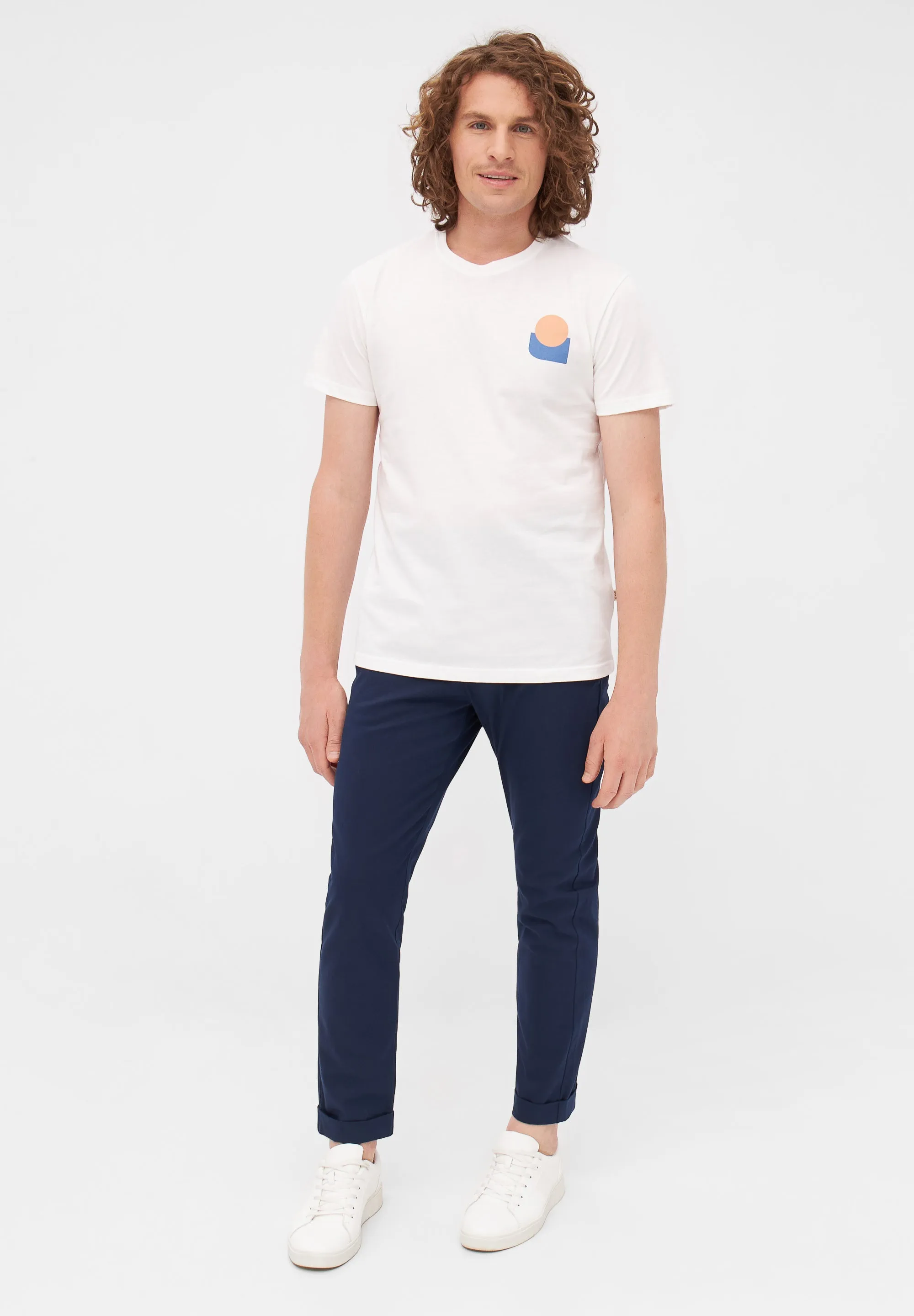 Organic Cotton Chino Pants BRUNO - Blue Givn Berlin
