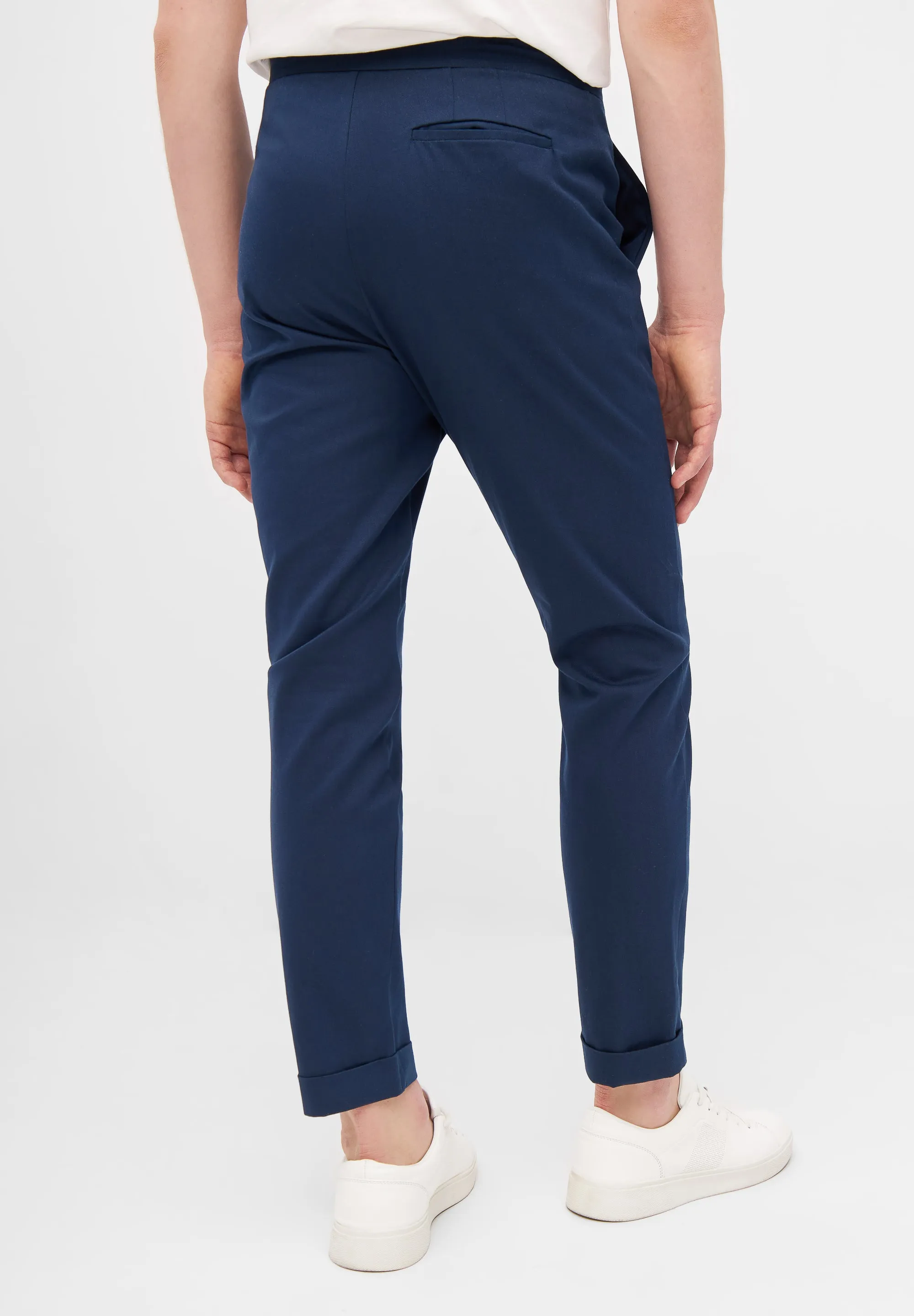 Organic Cotton Chino Pants BRUNO - Blue Givn Berlin