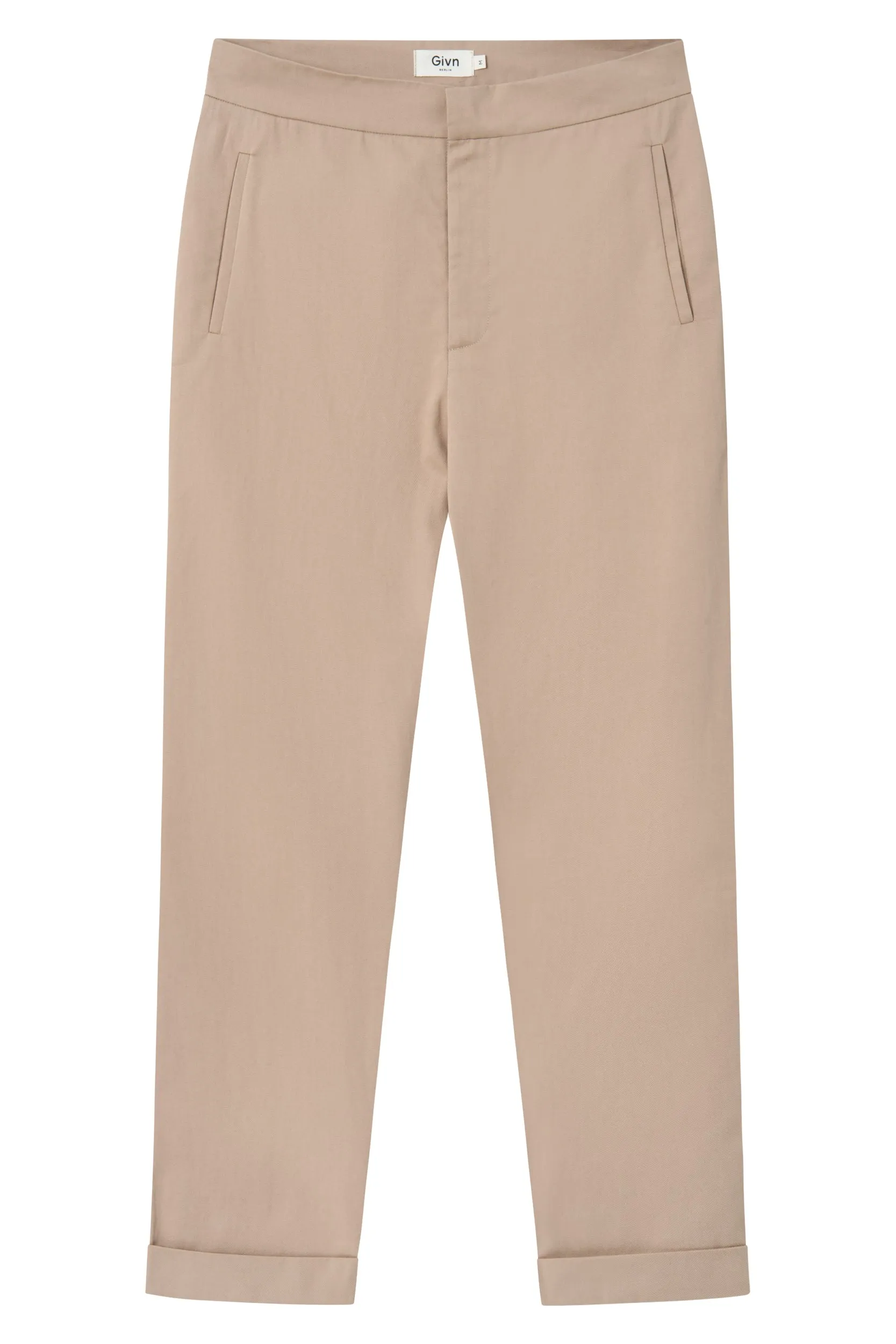Organic Cotton Chino Pants BRUNO - Light Brown Givn Berlin