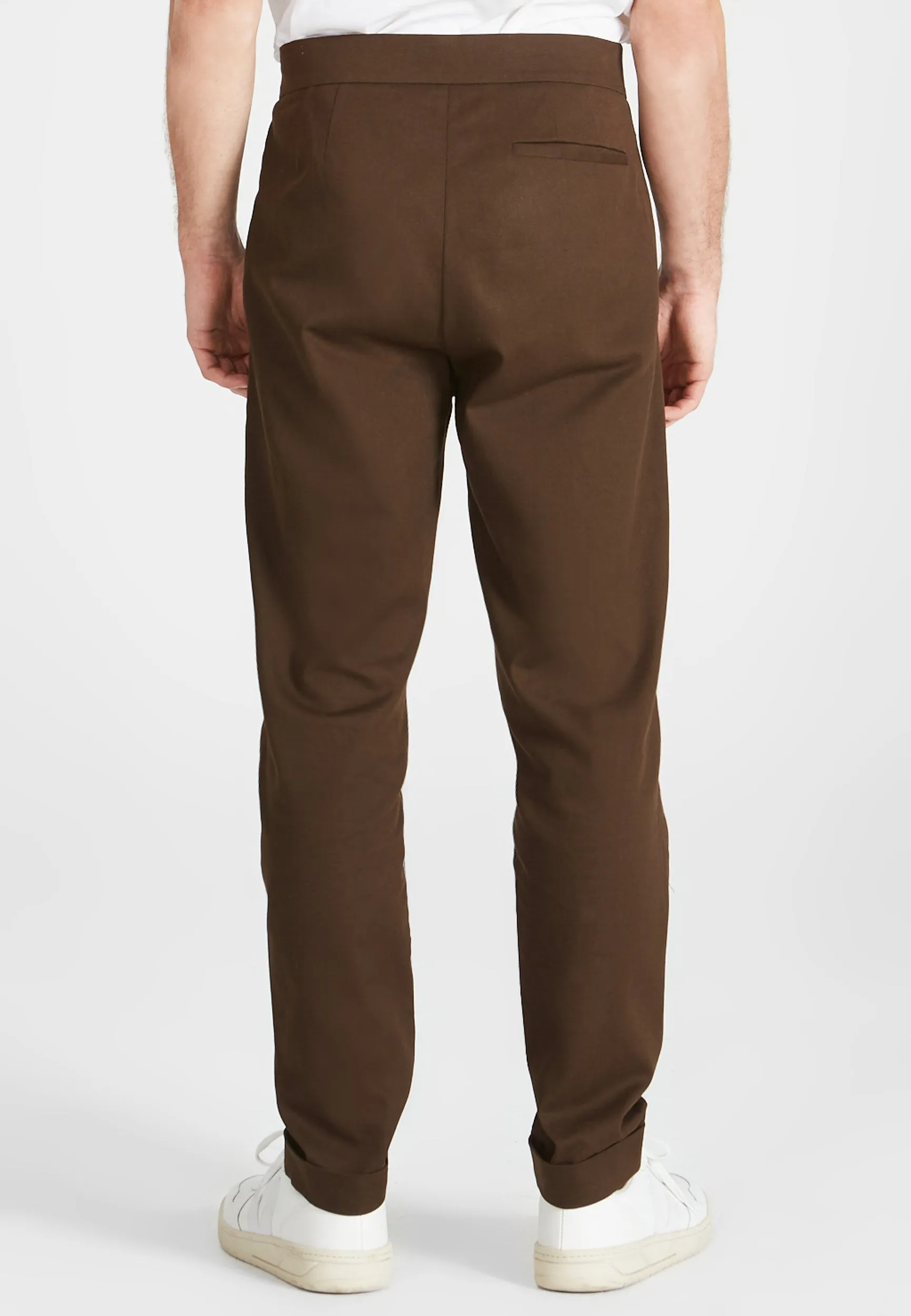 Organic Cotton Chino Pants BRUNO - Oak Brown Givn Berlin