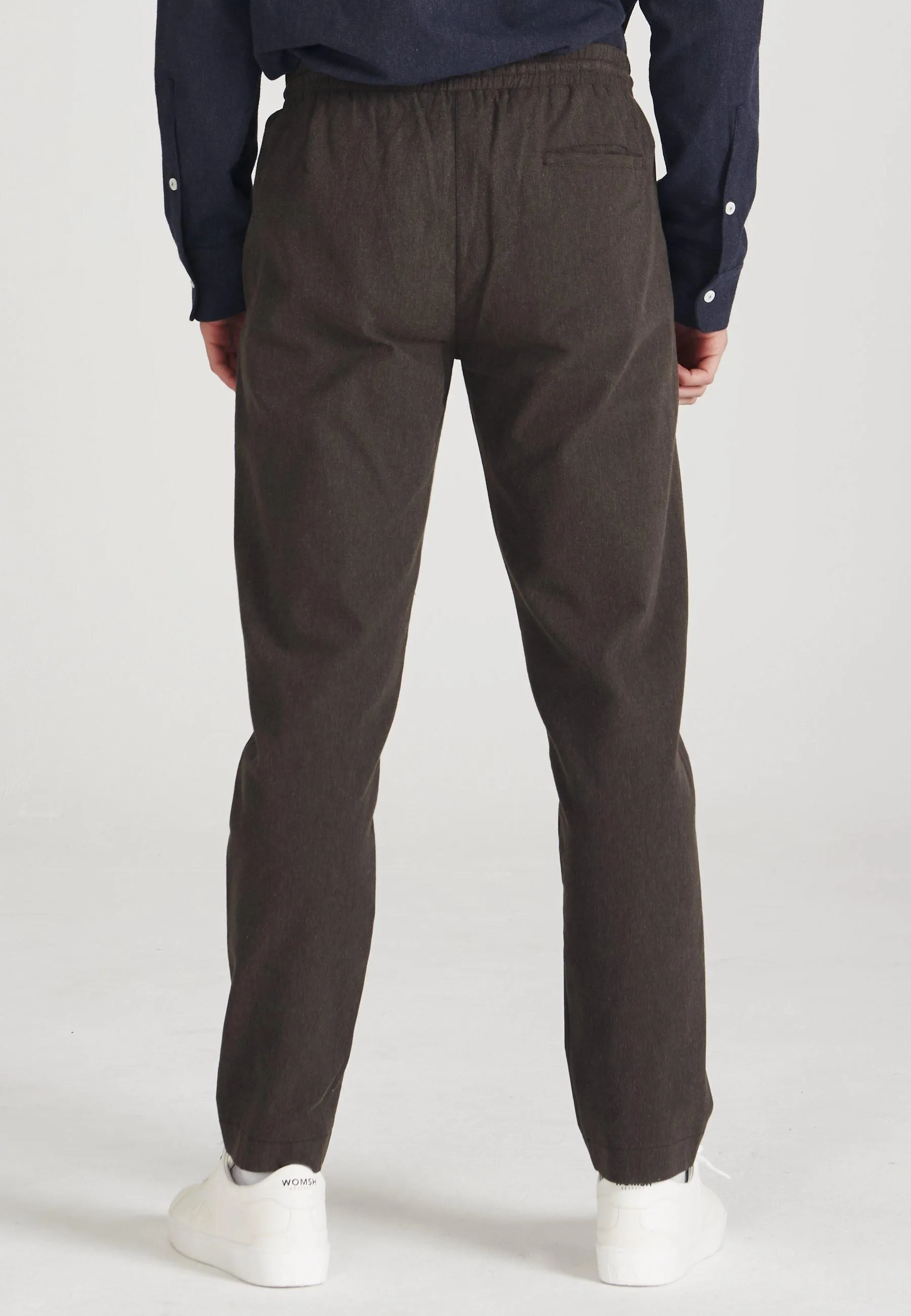 Organic Cotton Chino Pants ERIC - Dark Brown Givn Berlin