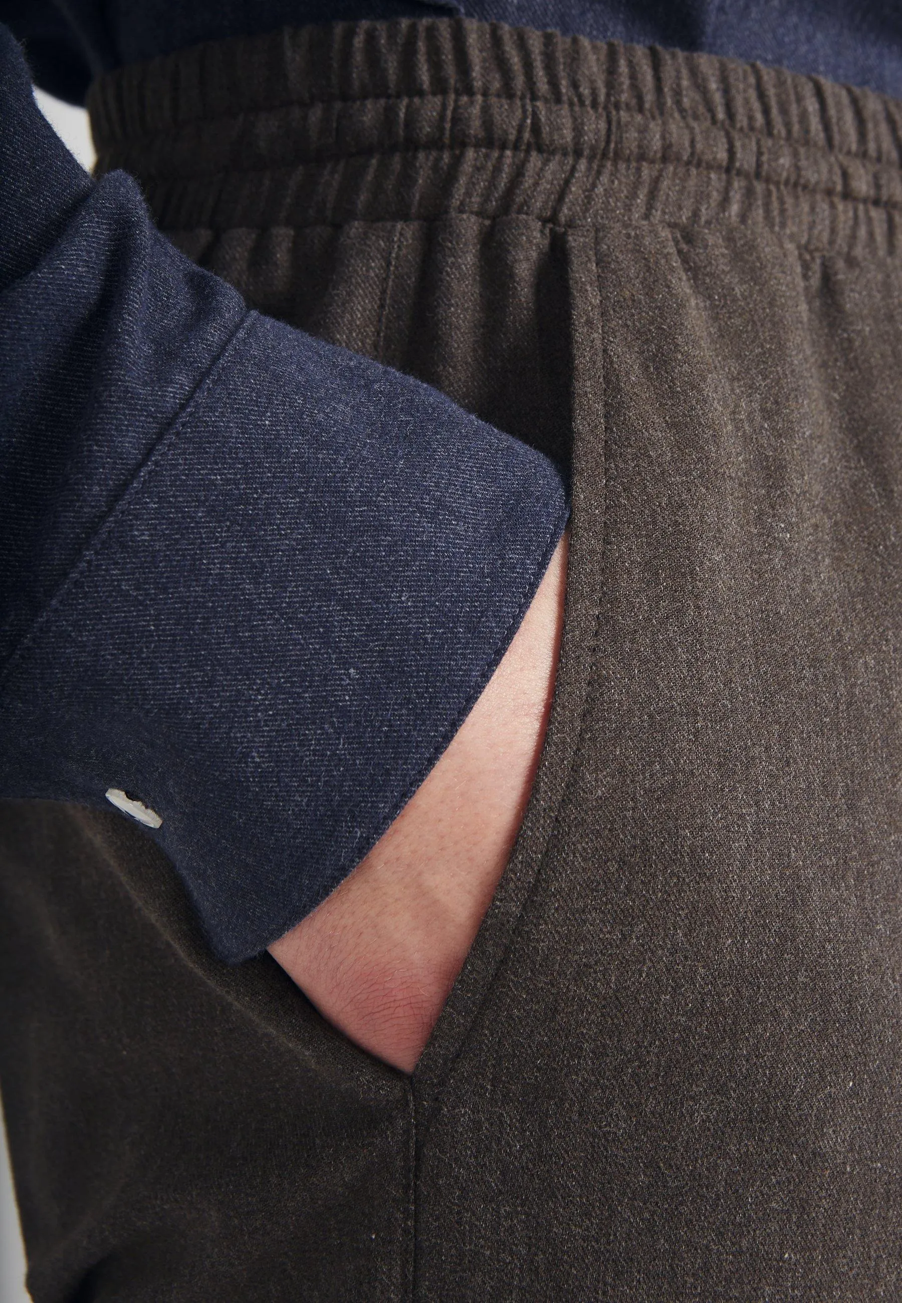 Organic Cotton Chino Pants ERIC - Dark Brown Givn Berlin
