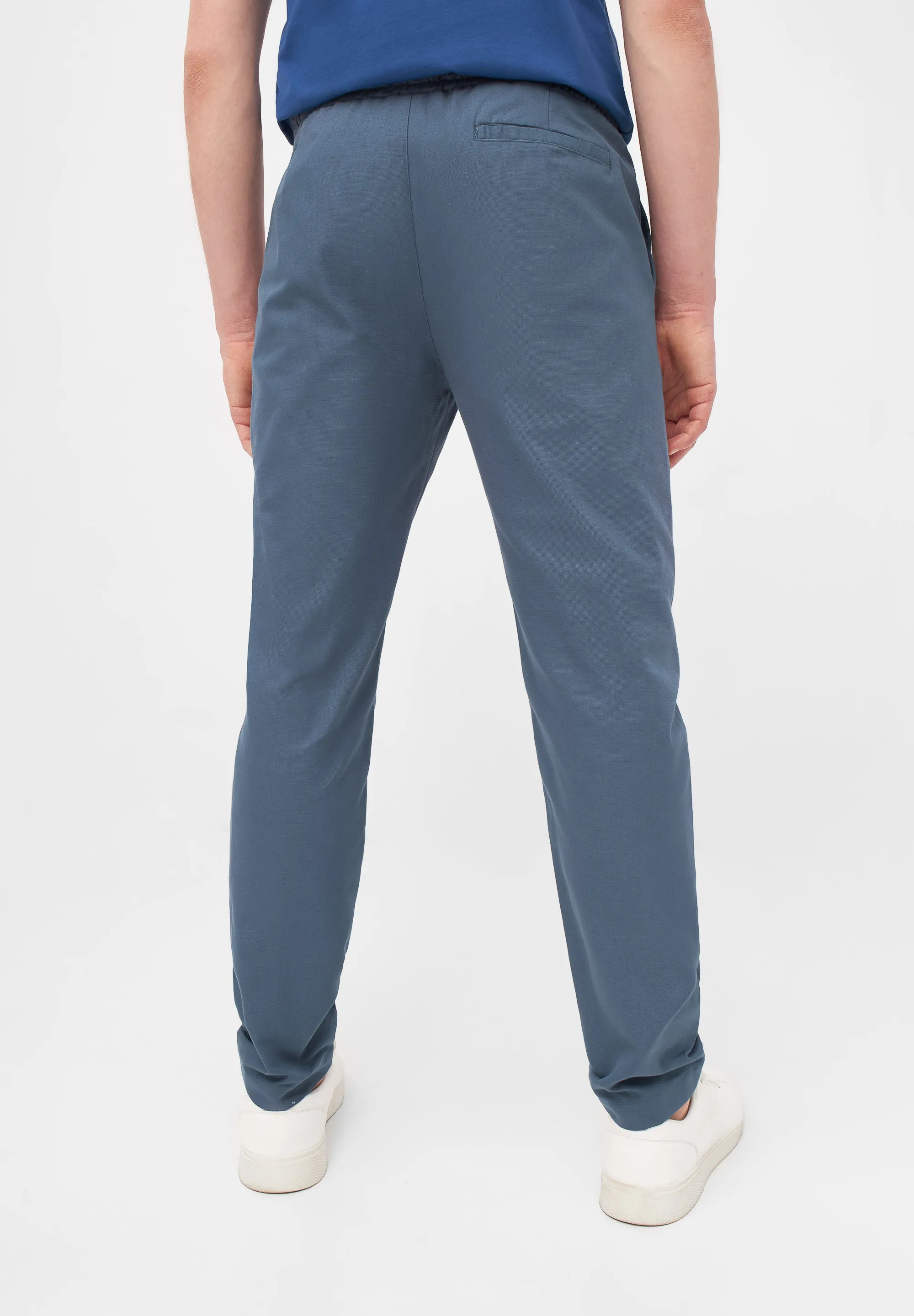 Organic Cotton Chino Pants ERIC - Stone Blue Givn Berlin