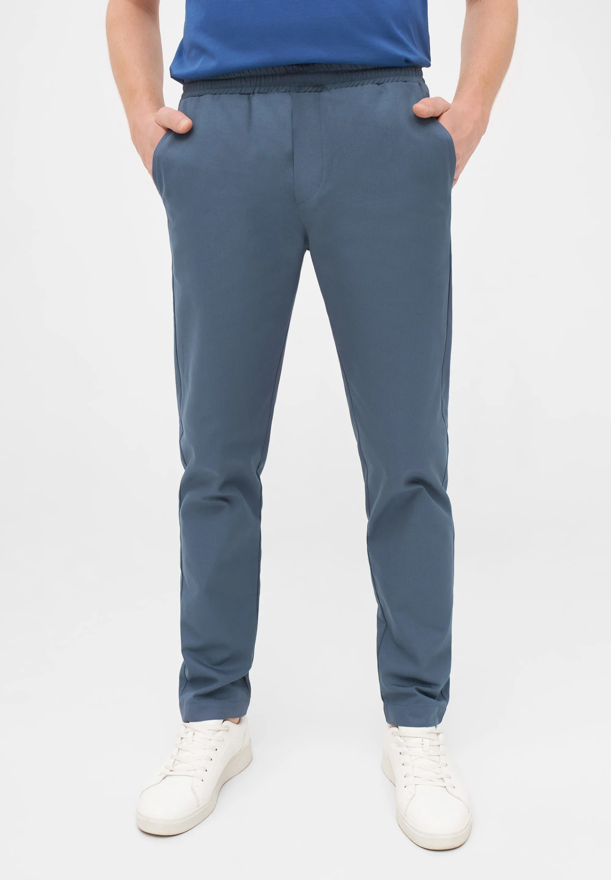 Organic Cotton Chino Pants ERIC - Stone Blue Givn Berlin