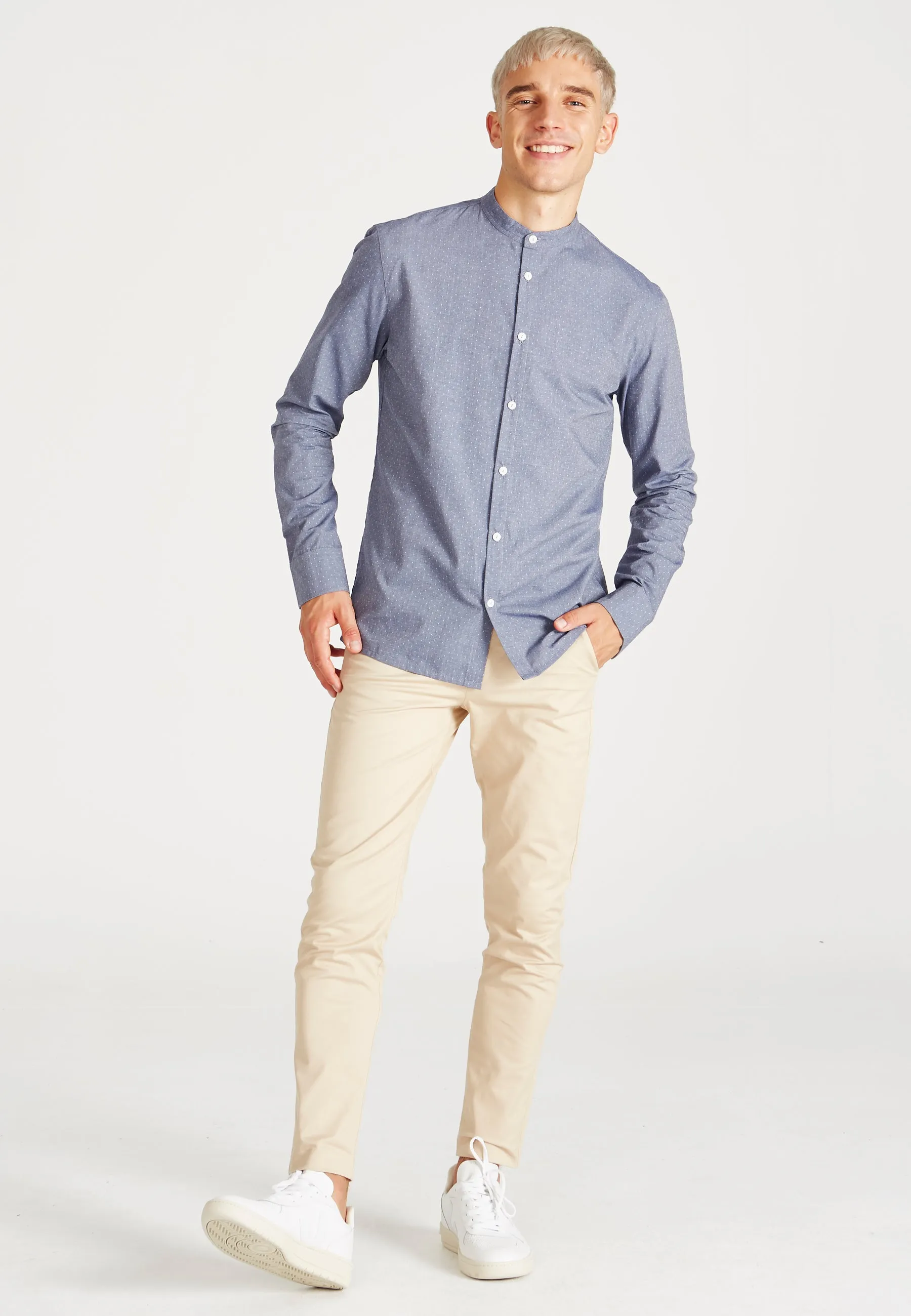 Organic cotton chino pants JASON - Beige Givn Berlin