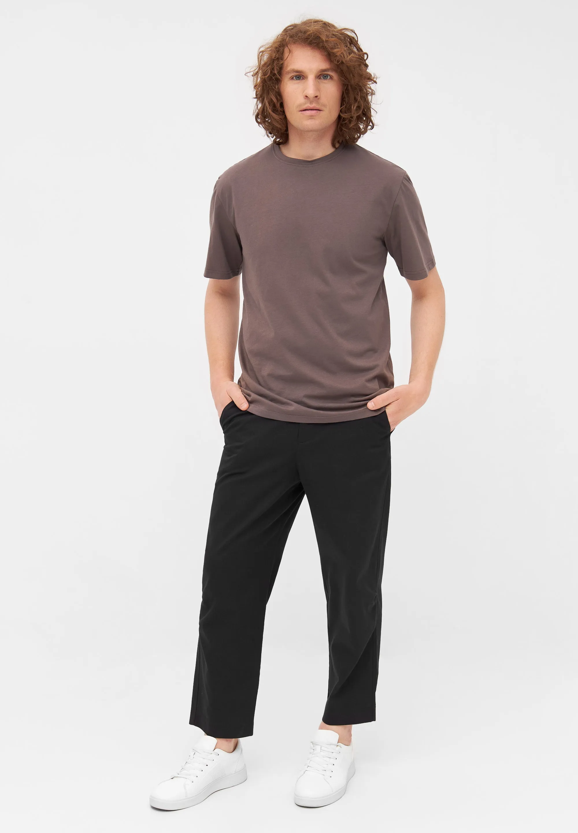 Organic Cotton Chino Pants JORIS - Black Givn Berlin