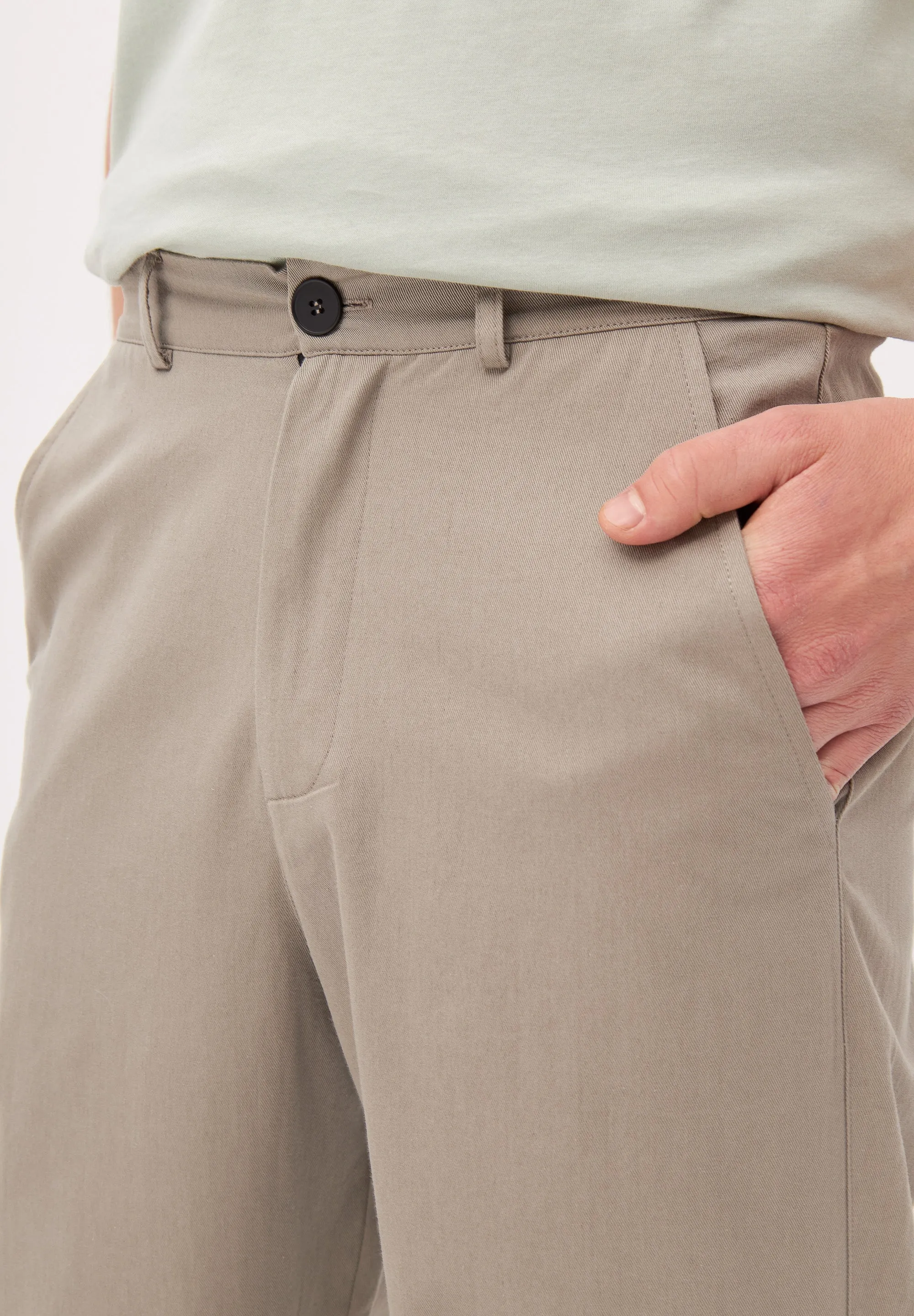 Organic Cotton Chino Pants JORIS - Muddy Grey Givn Berlin