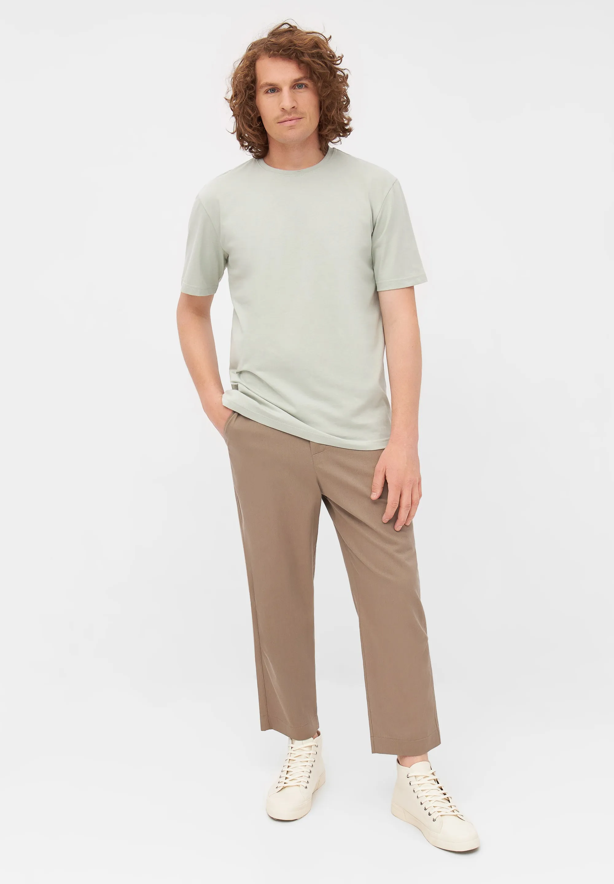 Organic Cotton Chino Pants JORIS - Muddy Grey Givn Berlin
