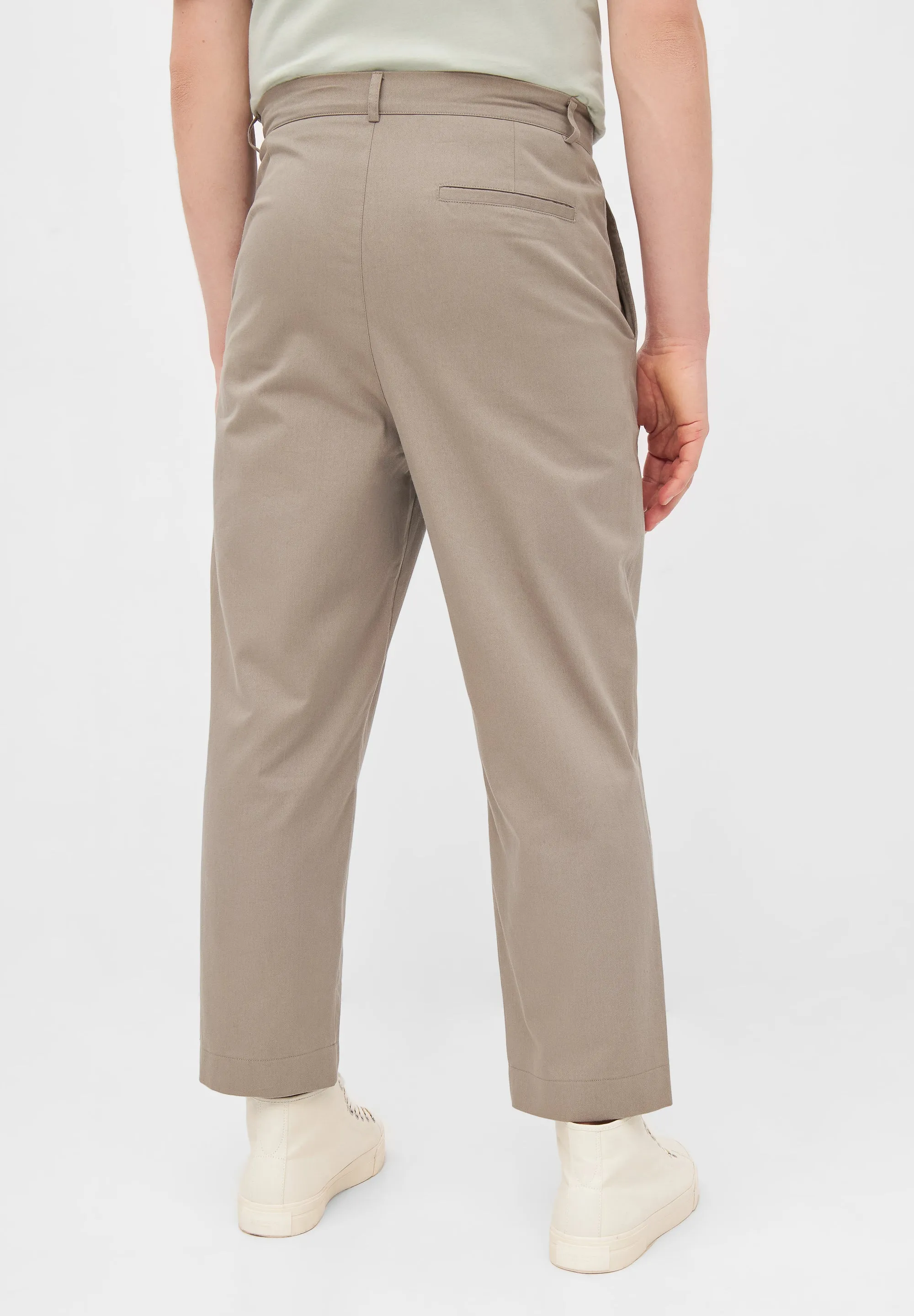 Organic Cotton Chino Pants JORIS - Muddy Grey Givn Berlin