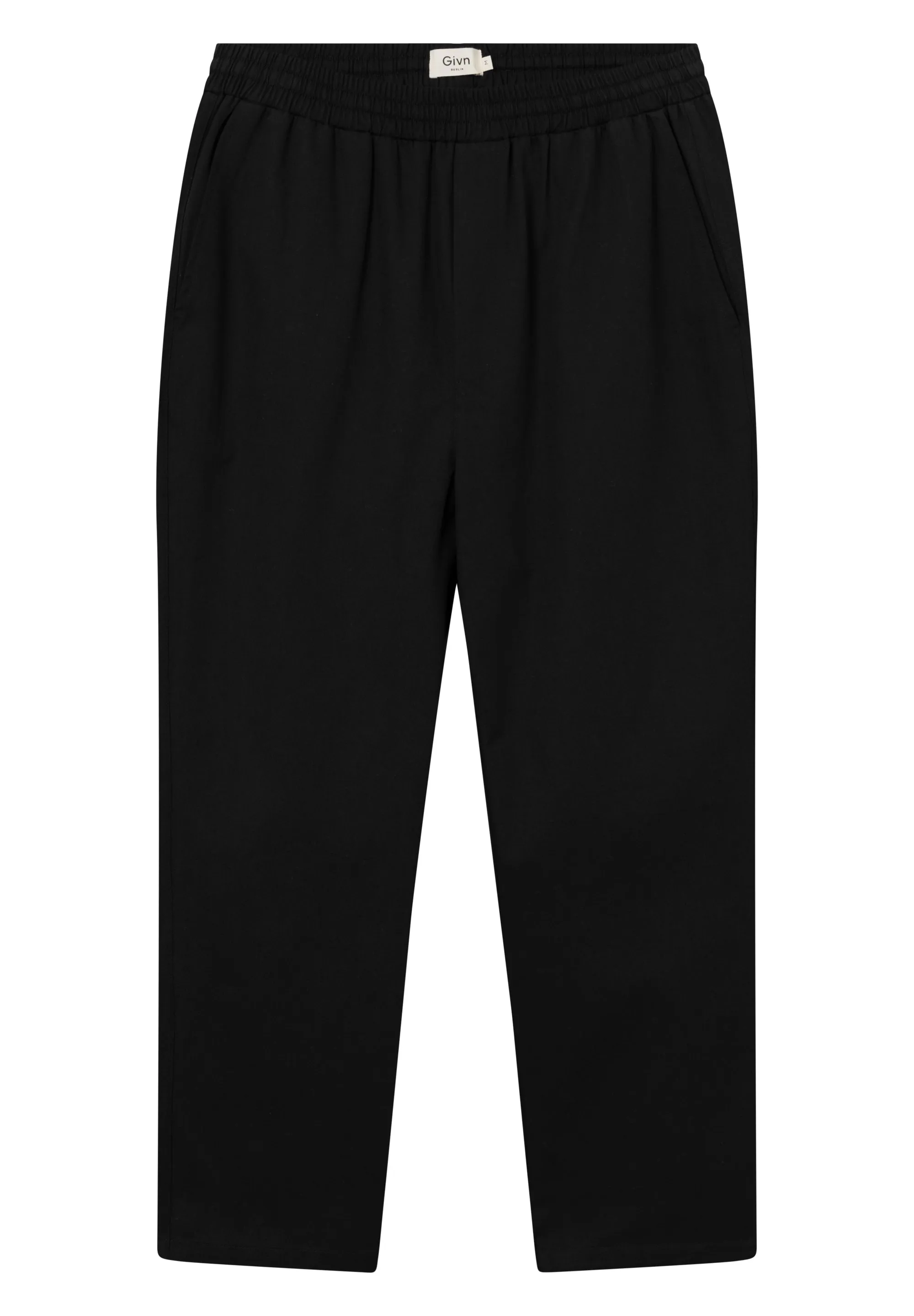 Organic cotton chino pants LEO - Black Givn Berlin