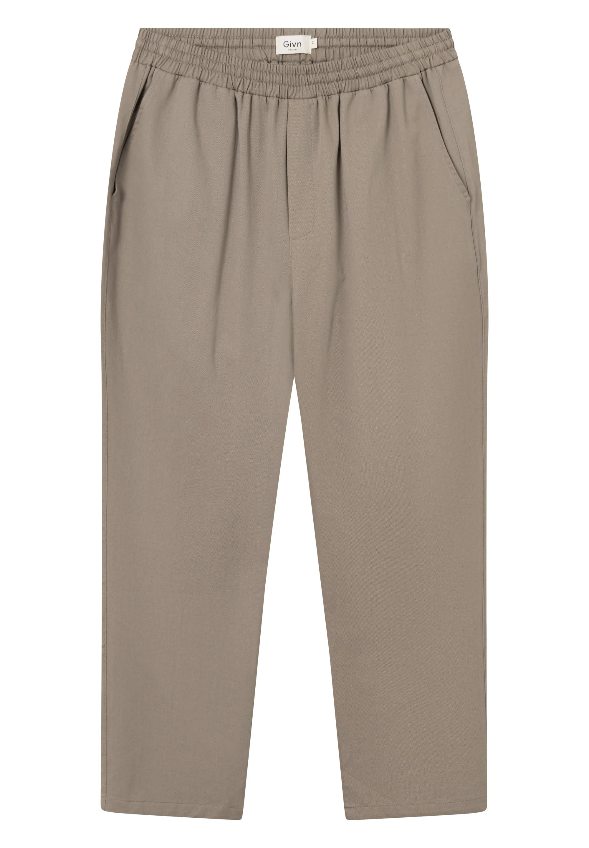 Organic cotton chino pants LEO - Muddy Grey Givn Berlin
