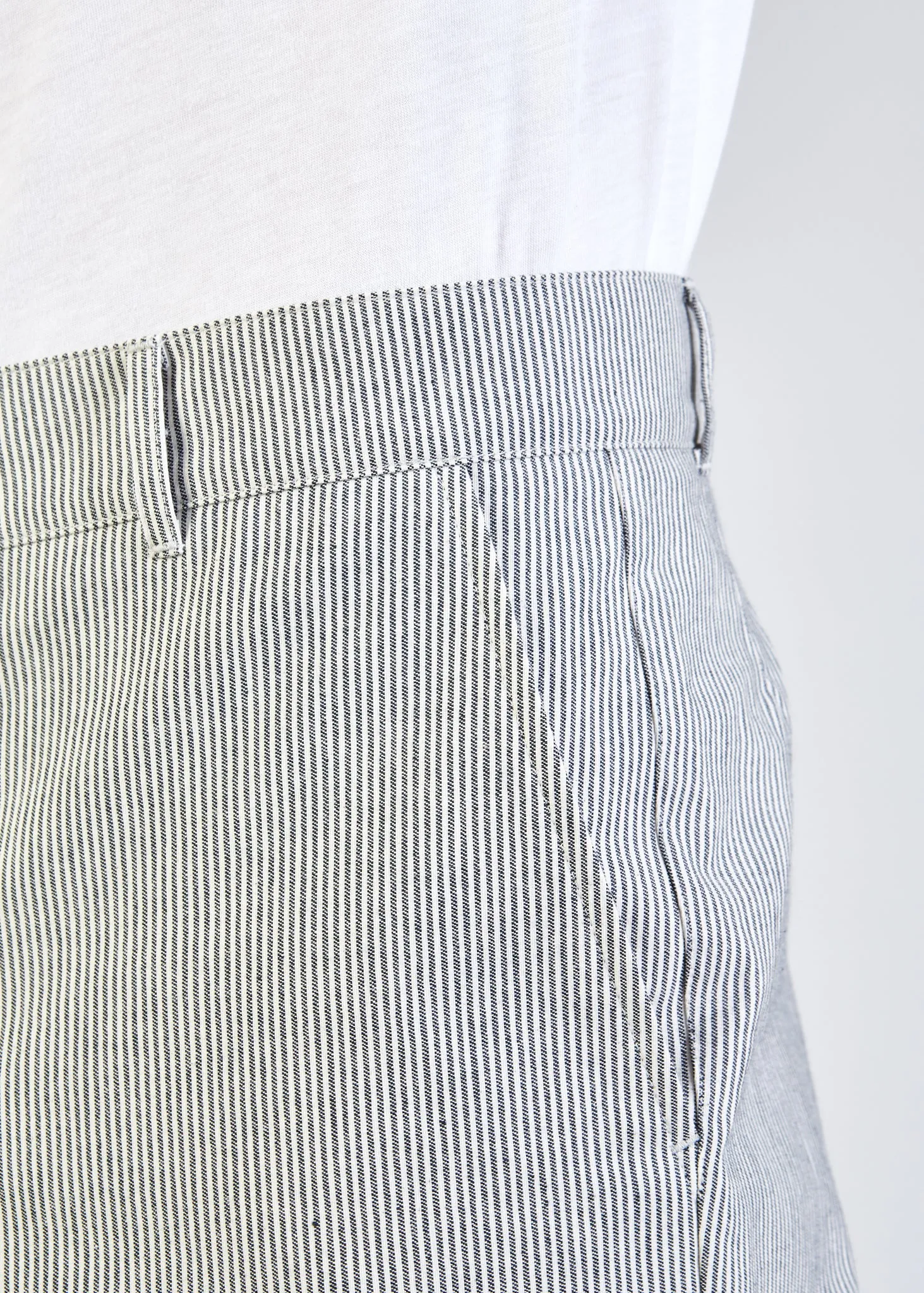 Organic Cotton Chino Shorts EDGAR - Blue / White (Stripes) Givn Berlin
