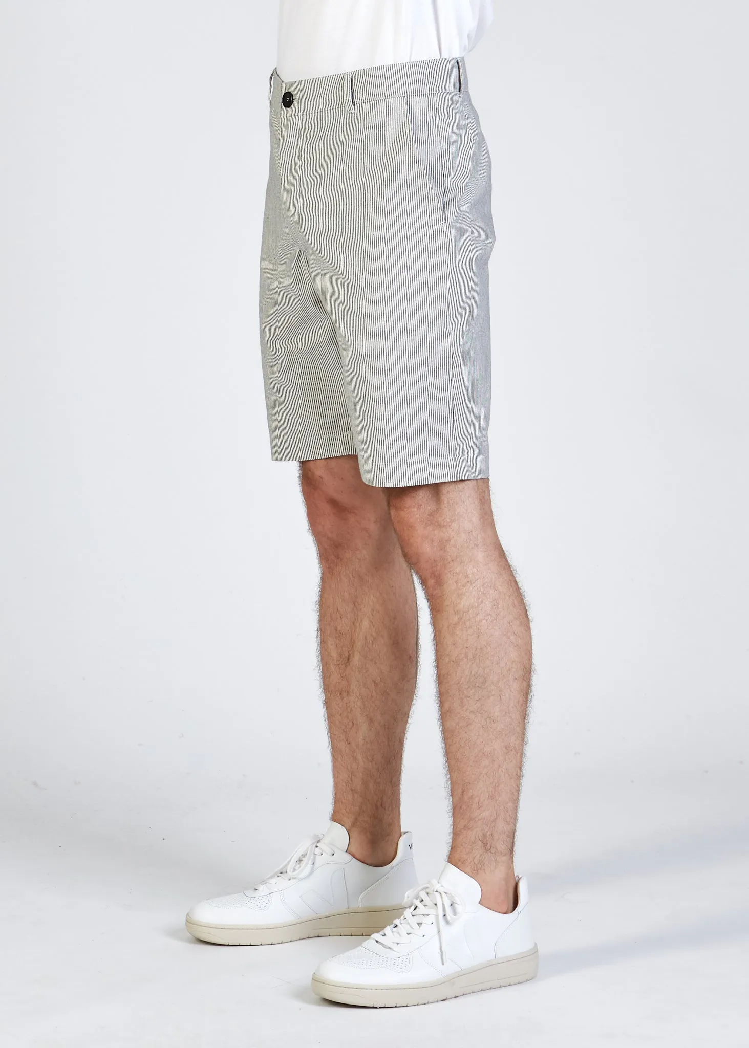 Organic Cotton Chino Shorts EDGAR - Blue / White (Stripes) Givn Berlin
