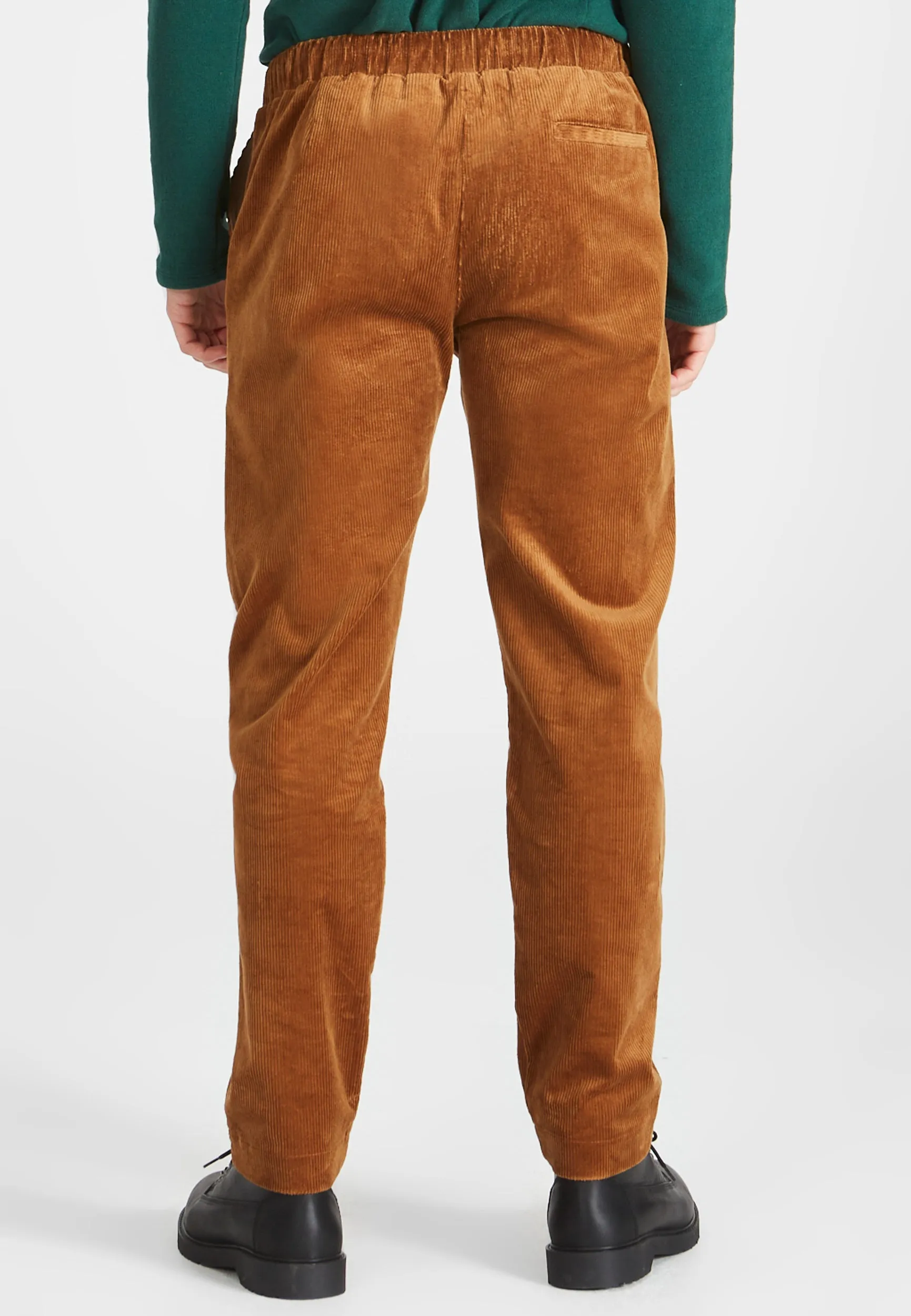 Organic Cotton Corduroy Pants ERIC - Caramel Brown (Corduroy) Givn Berlin