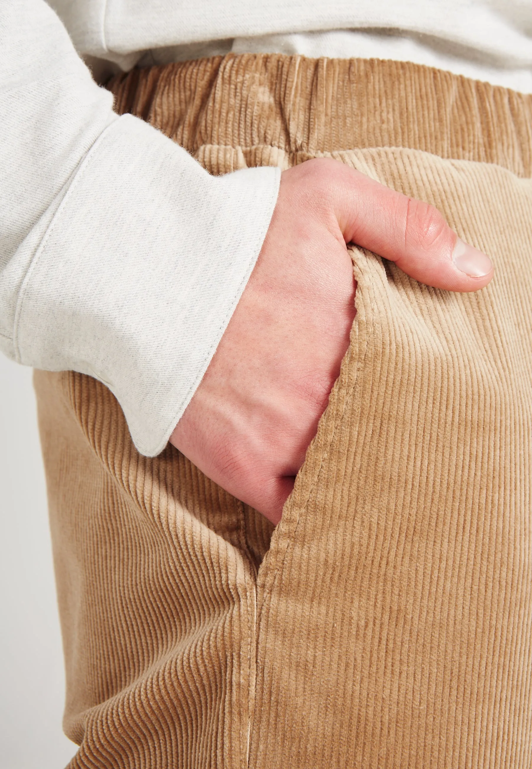 Organic Cotton Corduroy Pants ERIC - Light Camel (Corduroy) Givn Berlin