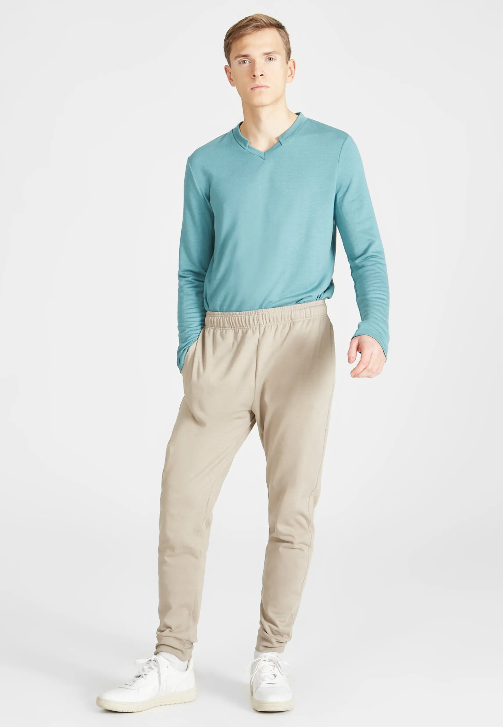 Organic Cotton Jogging Pants CHARLY - Nickel Grey Givn Berlin