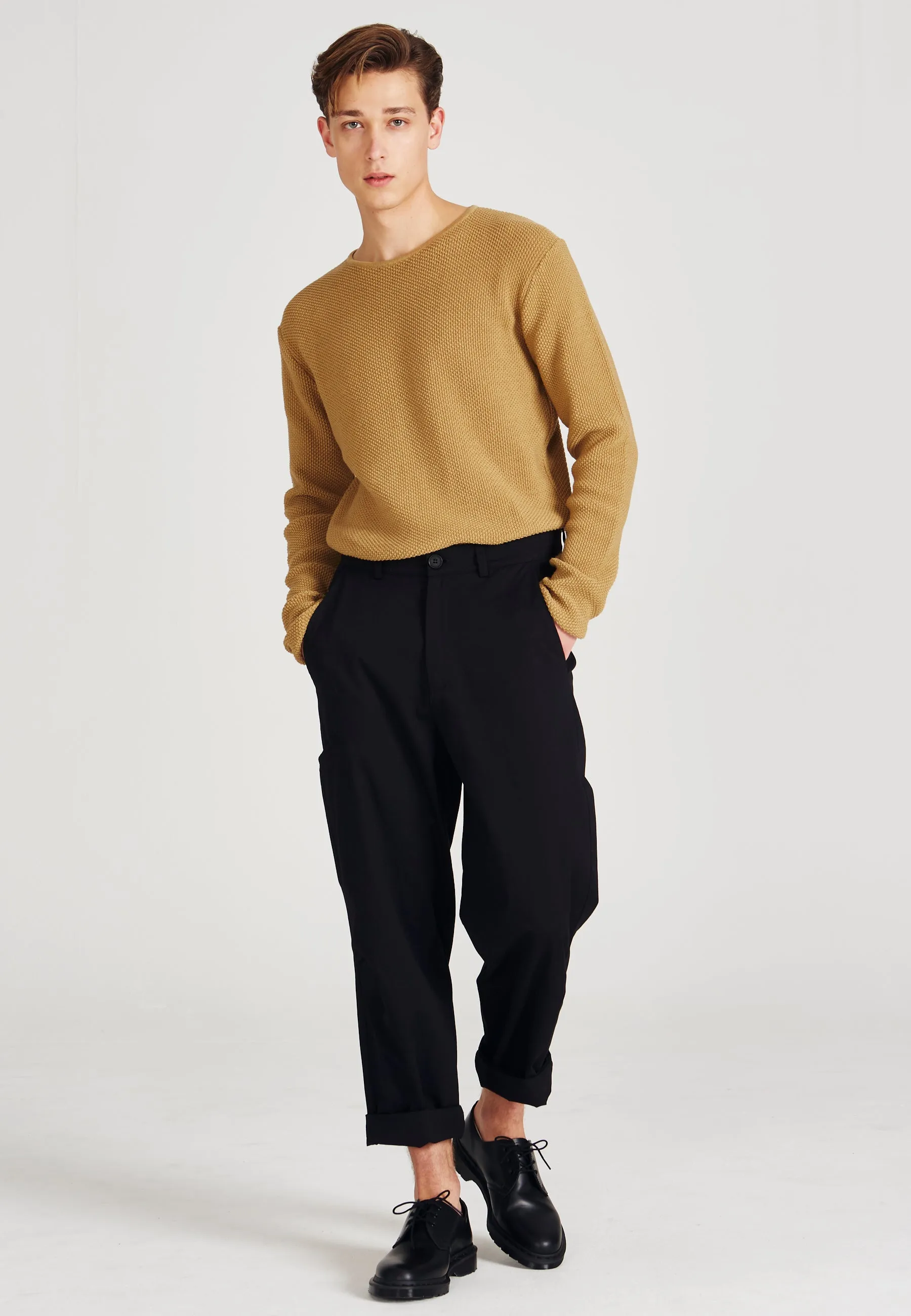 Organic cotton pants JONTE - Black Givn Berlin