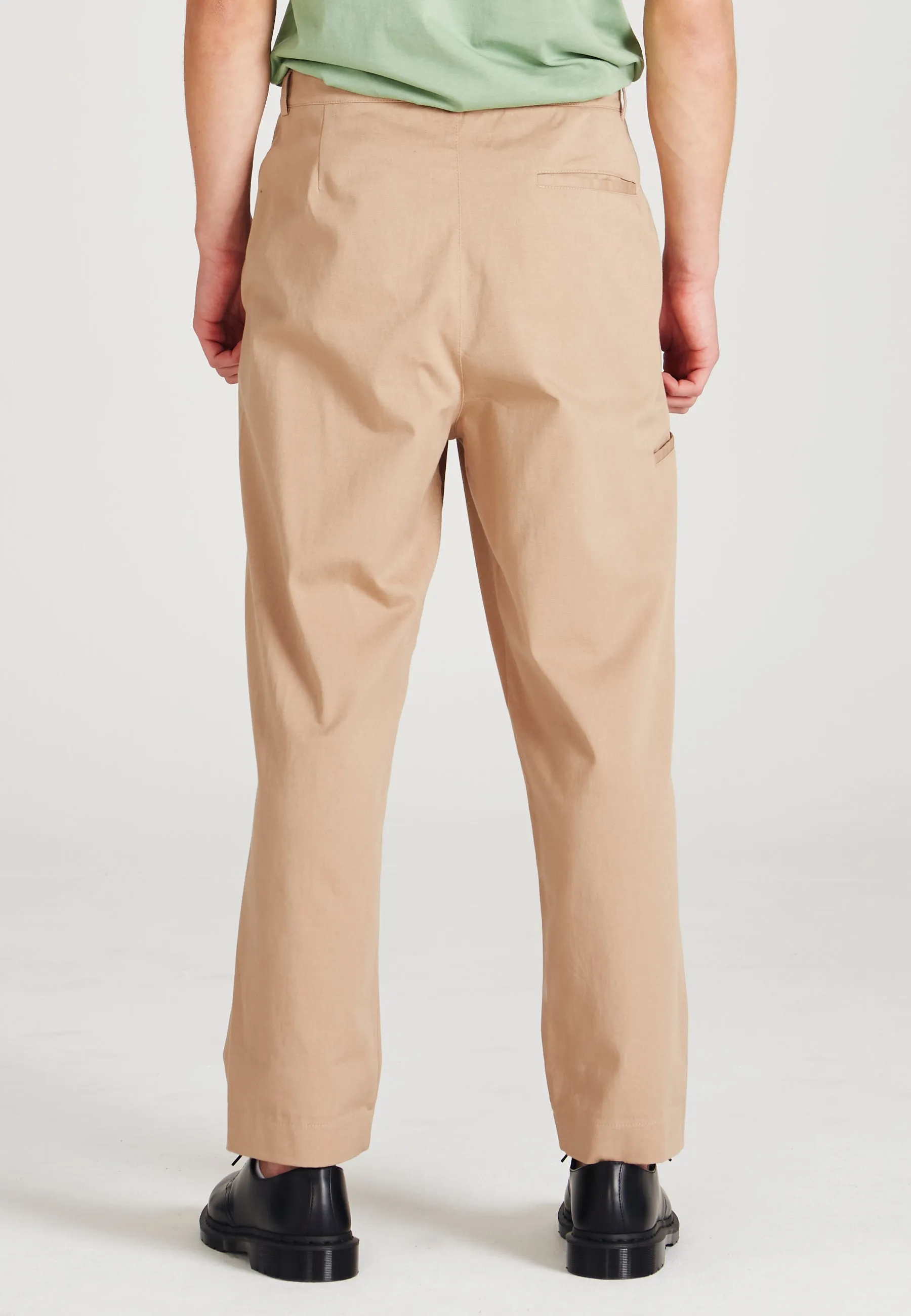 Organic cotton pants JONTE - Light Brown Givn Berlin