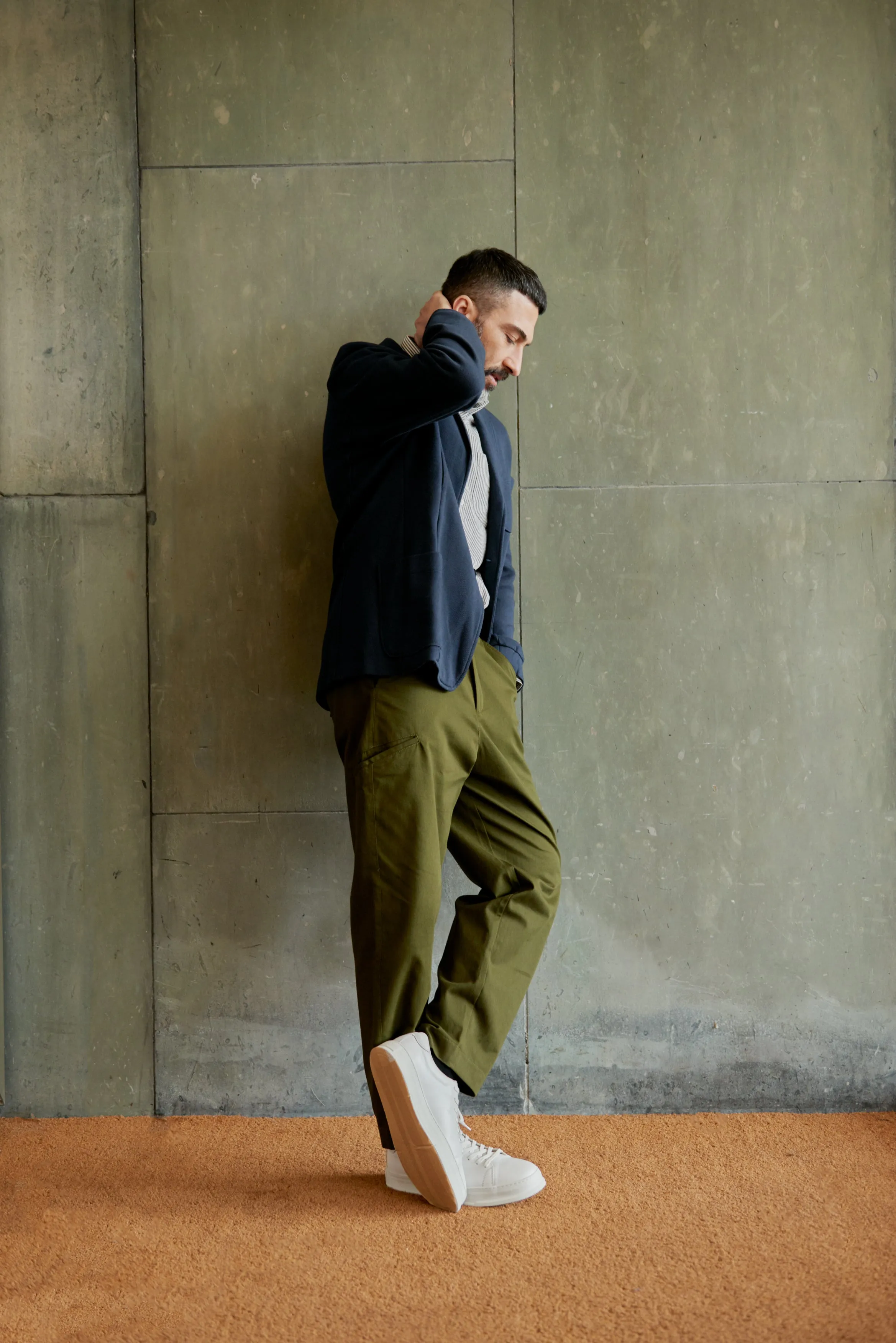 Organic cotton pants JONTE - Olive Givn Berlin