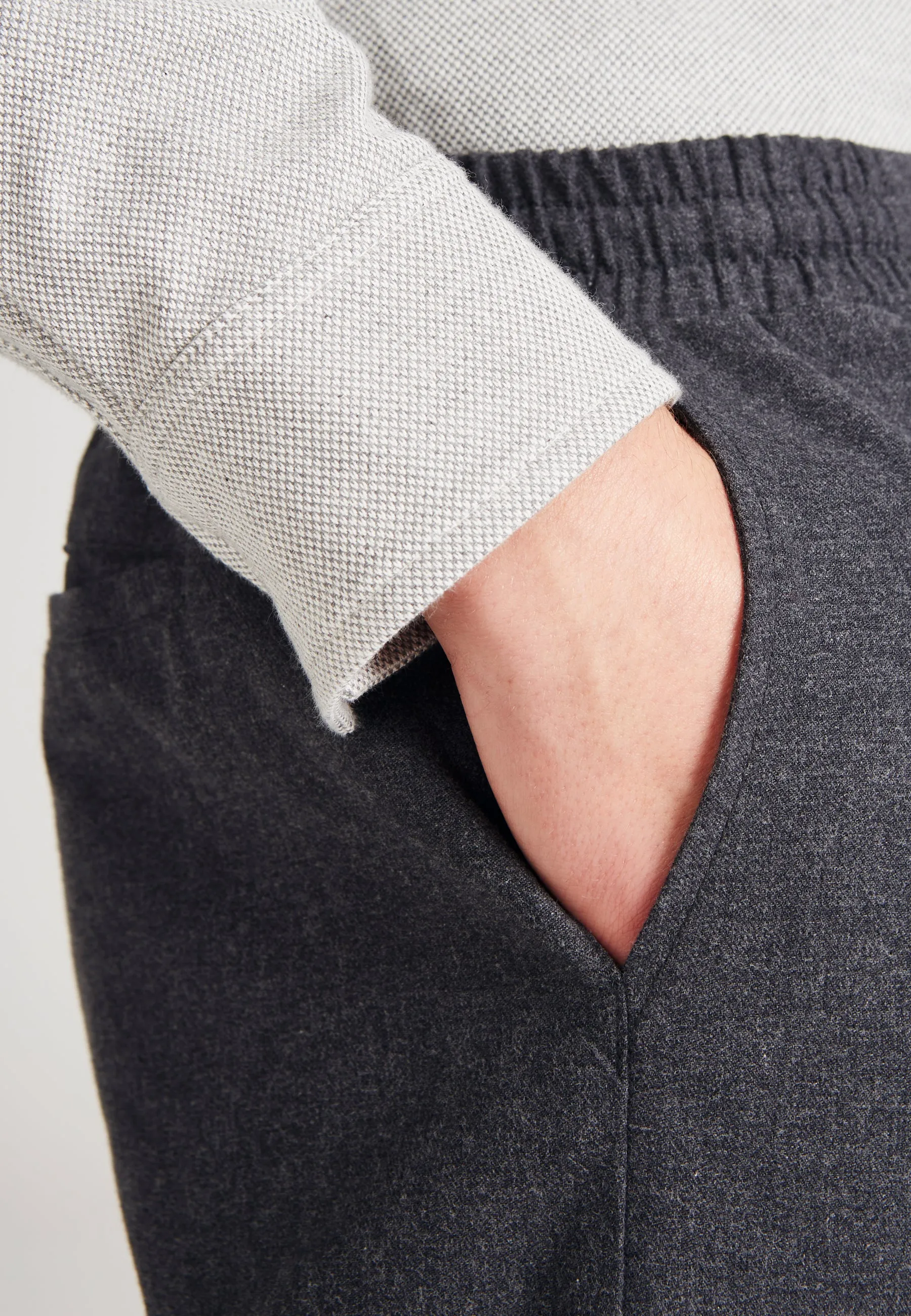 Organic Cotton Pants MAEL - Dark Grey Givn Berlin