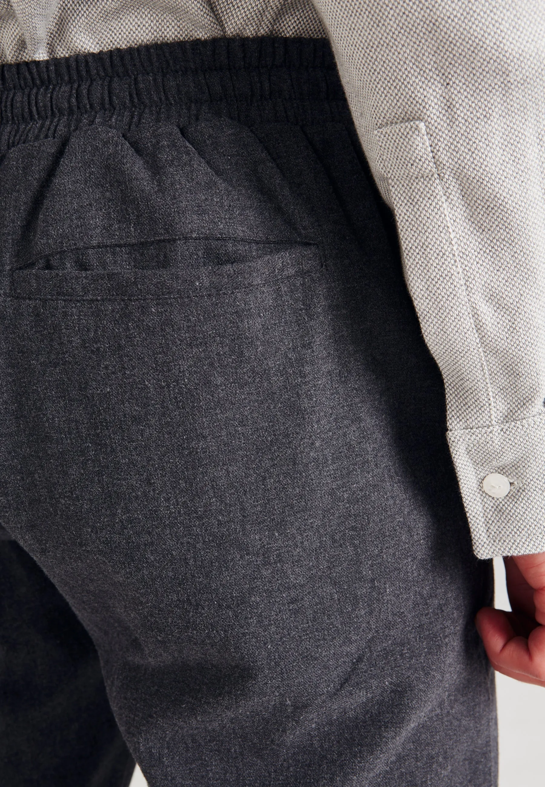 Organic Cotton Pants MAEL - Dark Grey Givn Berlin