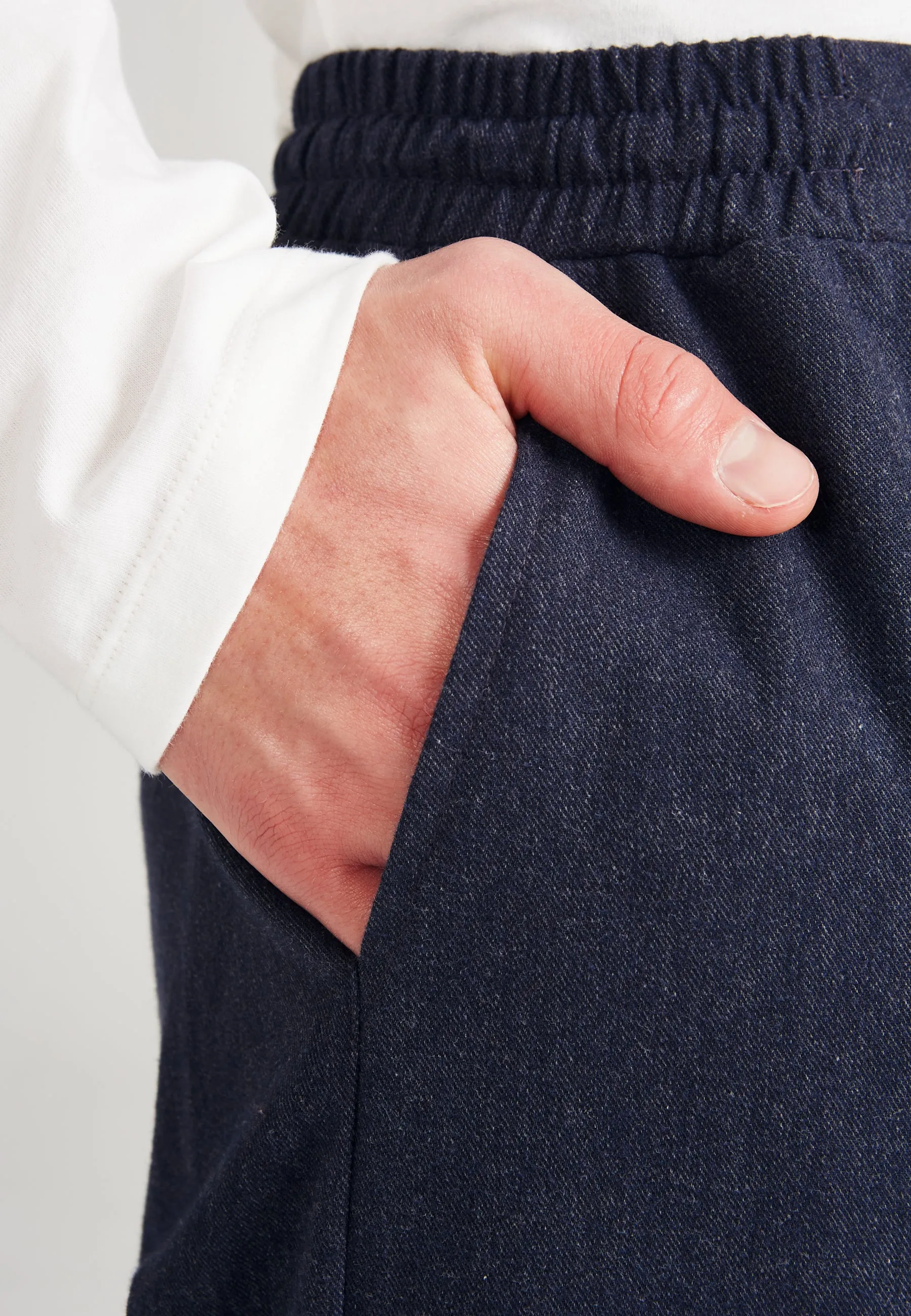 Organic Cotton Pants MAEL - Midnight Blue Givn Berlin