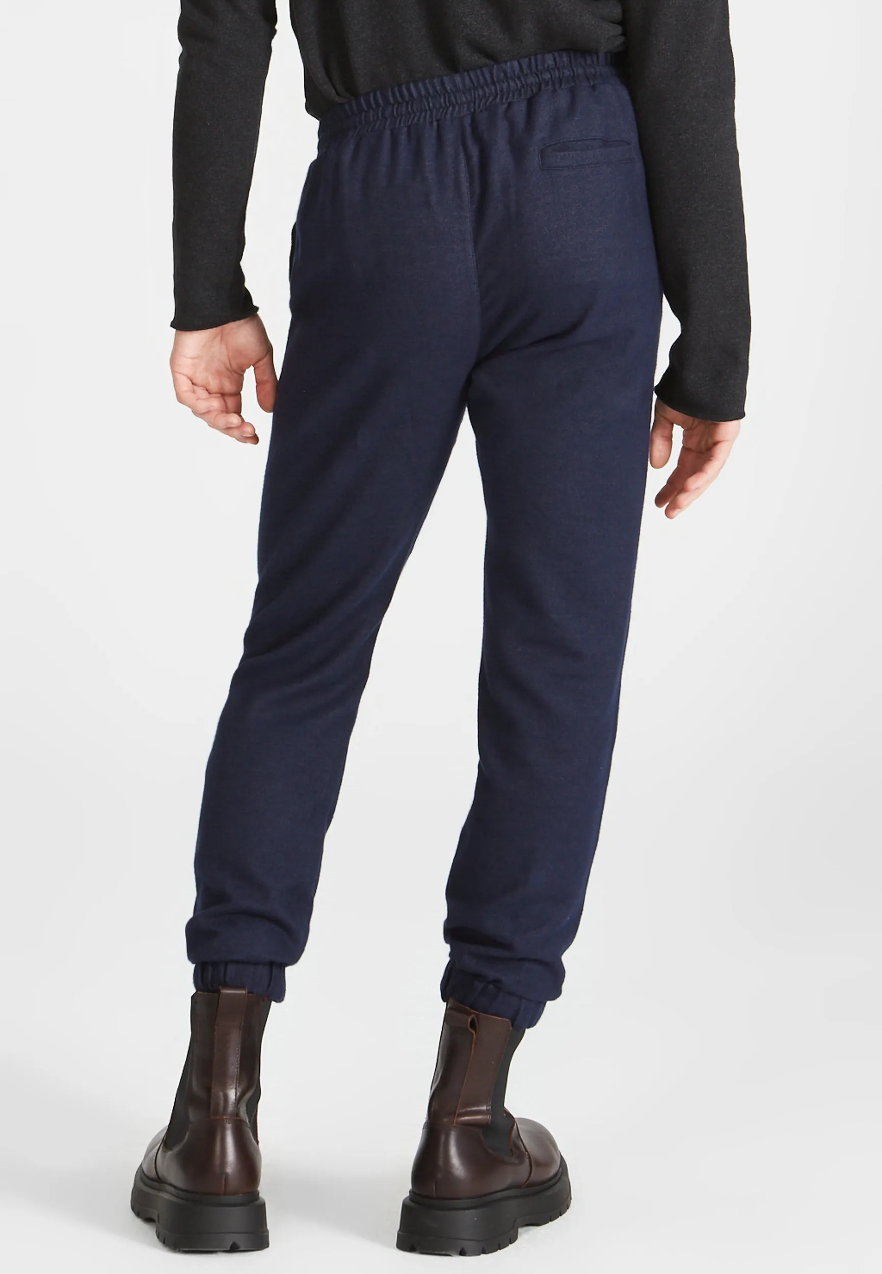 Organic Cotton Pants MAEL - Navy Blue Givn Berlin