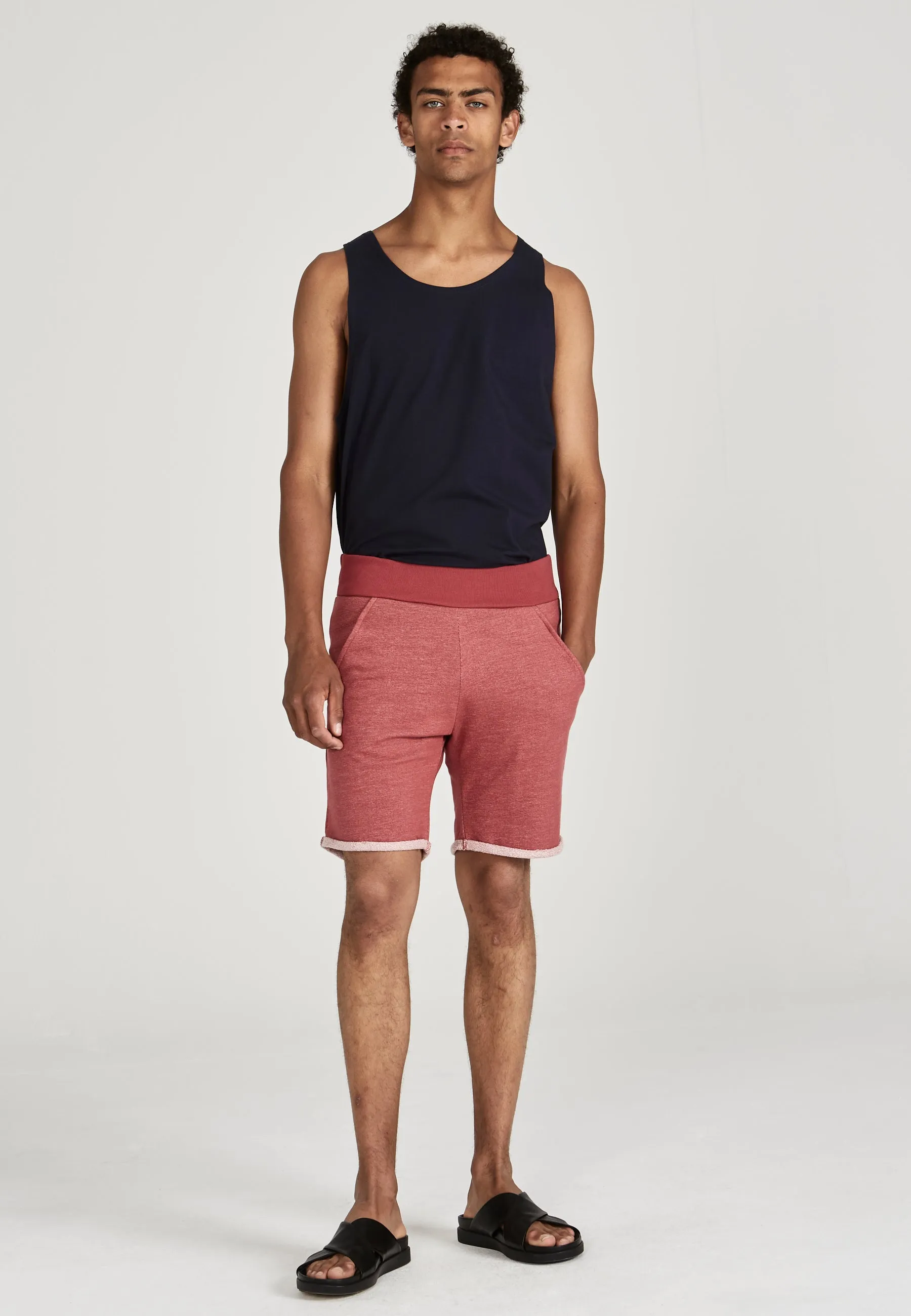 Organic Cotton Sweatshorts FLOPPY - Brick Red Givn Berlin