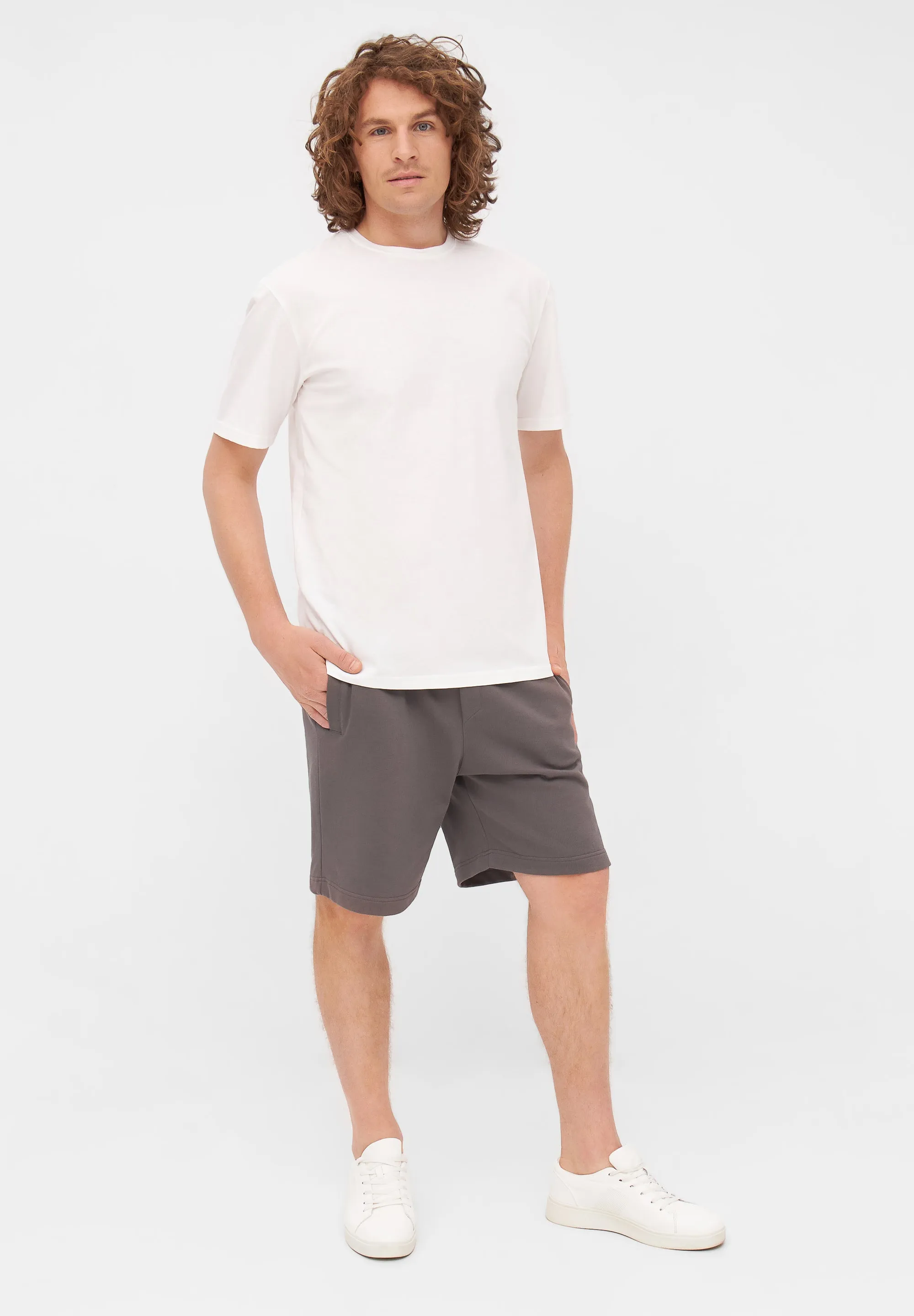 Organic Cotton Sweatshorts PASCAL - Taupe Givn Berlin