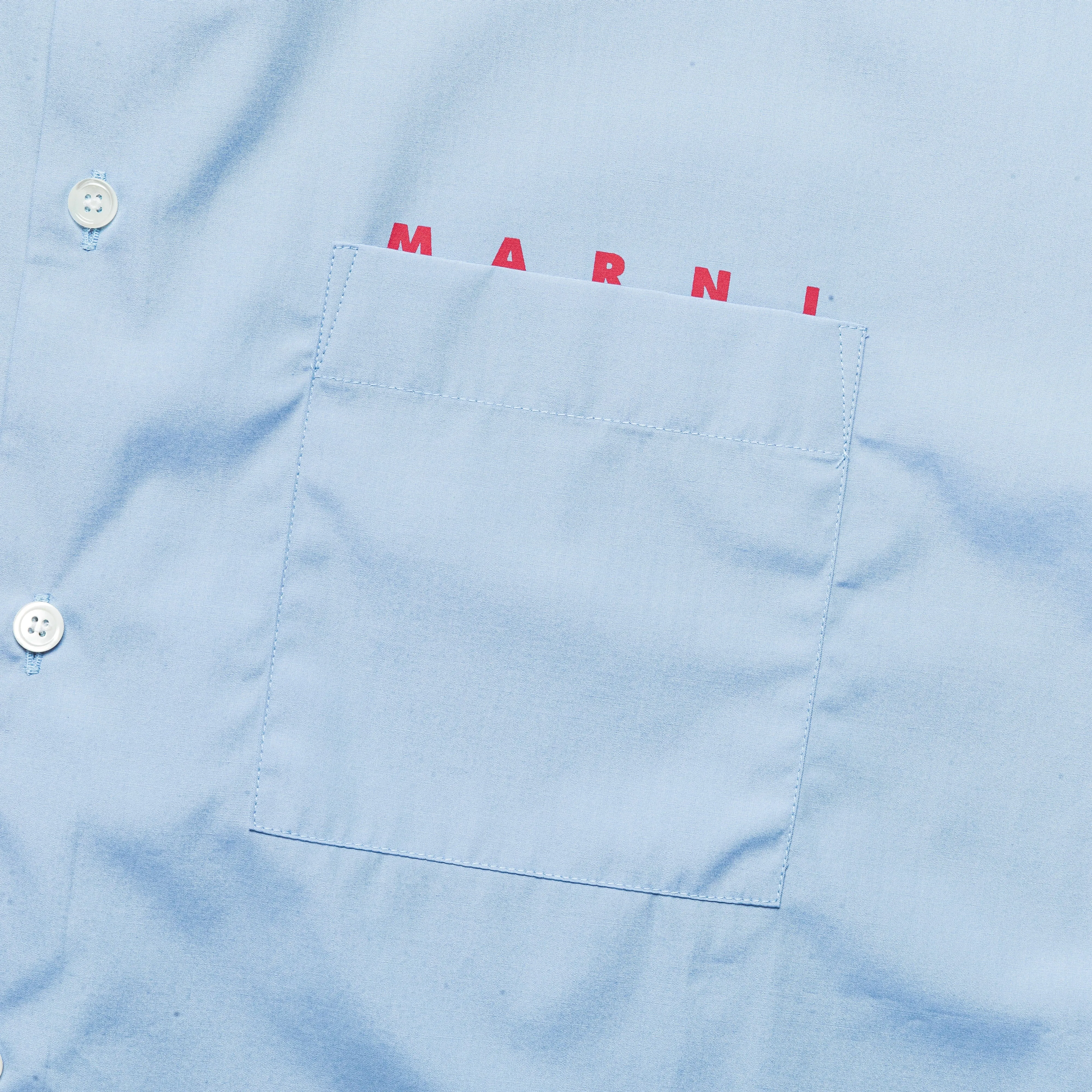 Organic Poplin Long Sleeve Shirt - Irish Blue