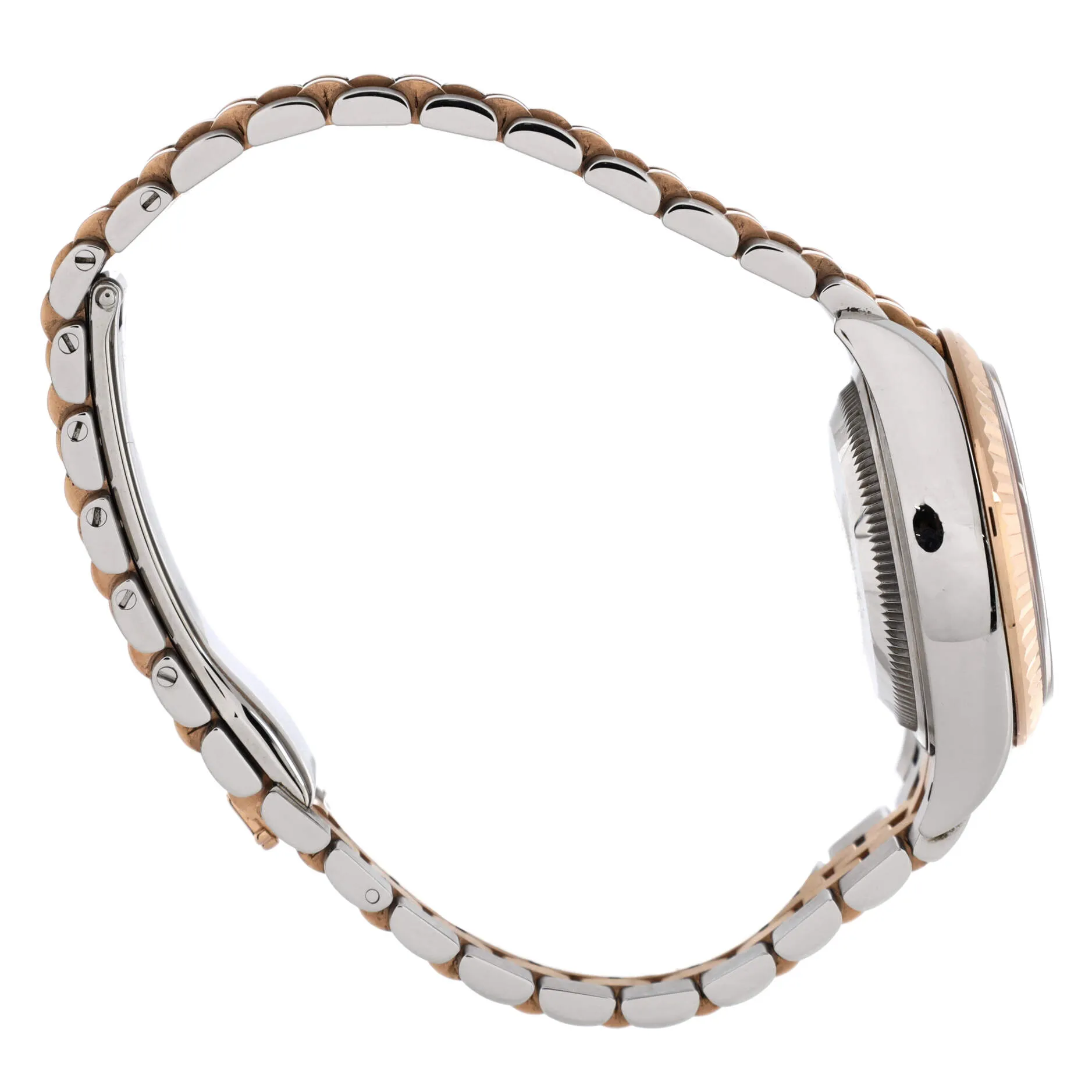Oyster Perpetual Datejust Automatic Watch Stainless Steel and Rose Gold 28