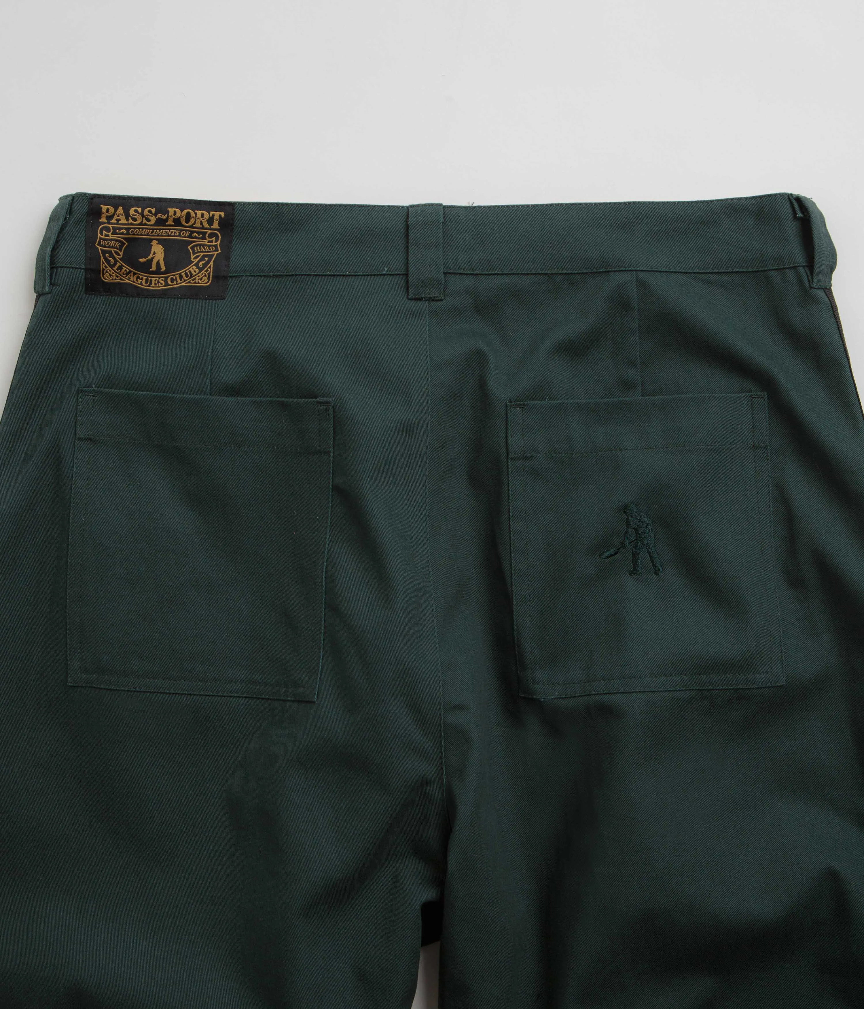 Pass Port Leagues Club Striped Pants - Dark Teal / Black