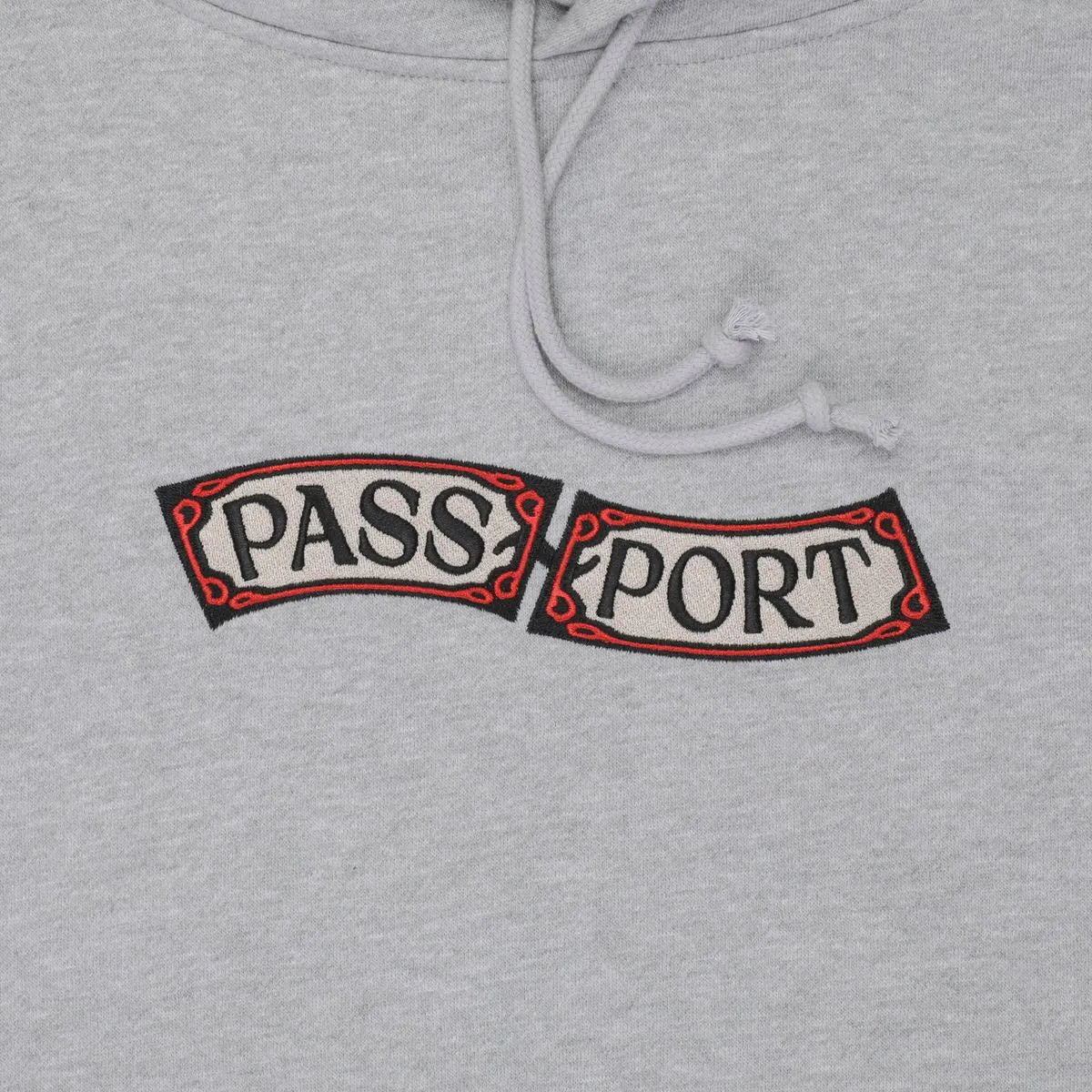 Pass~Port - Red Flag Hoodie Ash